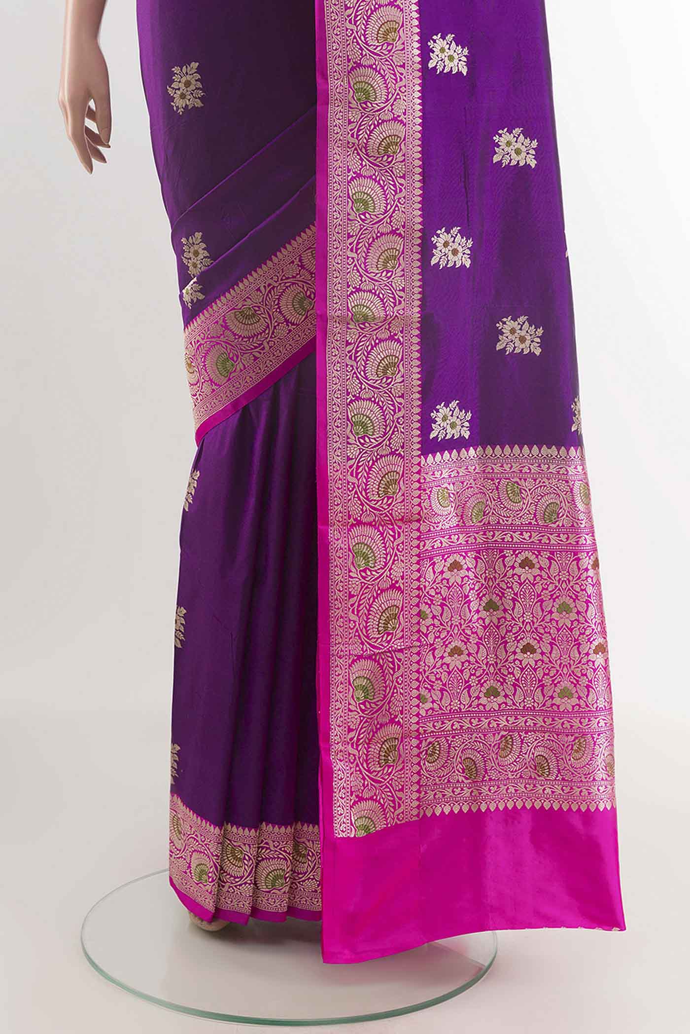 pleats pallu