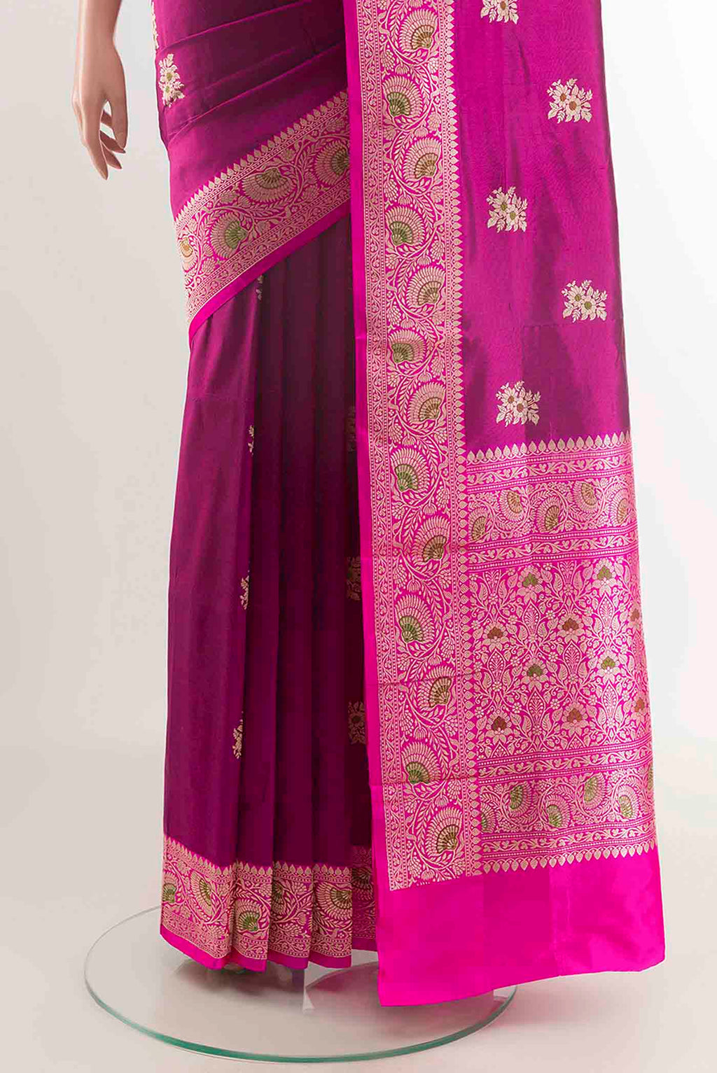 pleats pallu