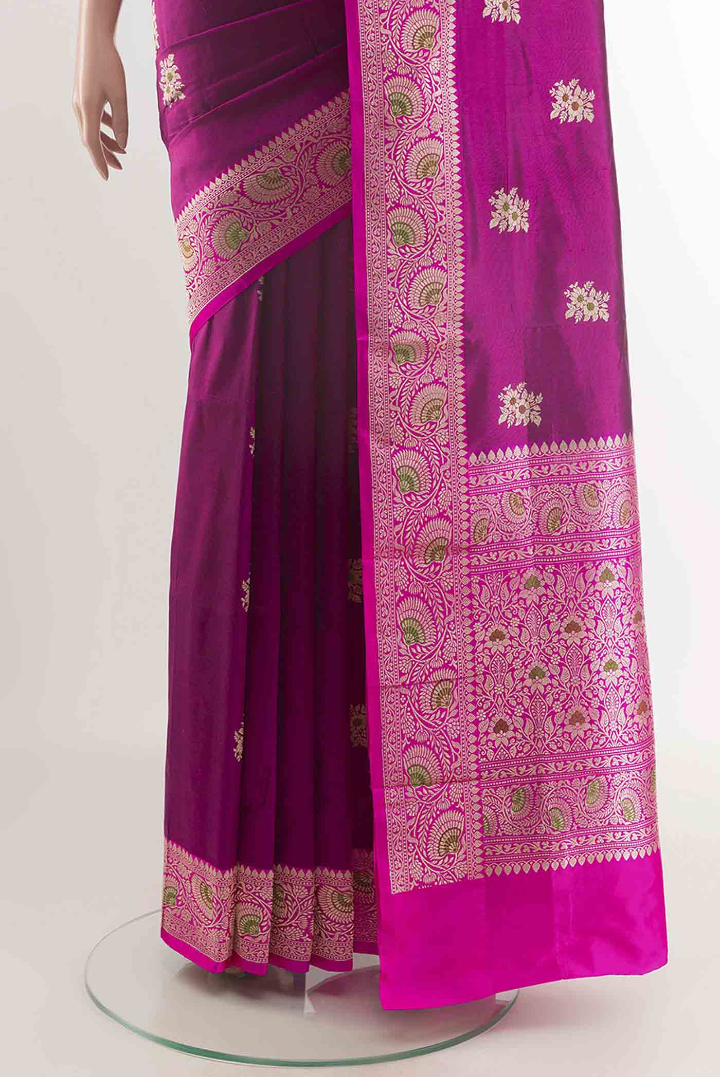 pleats pallu