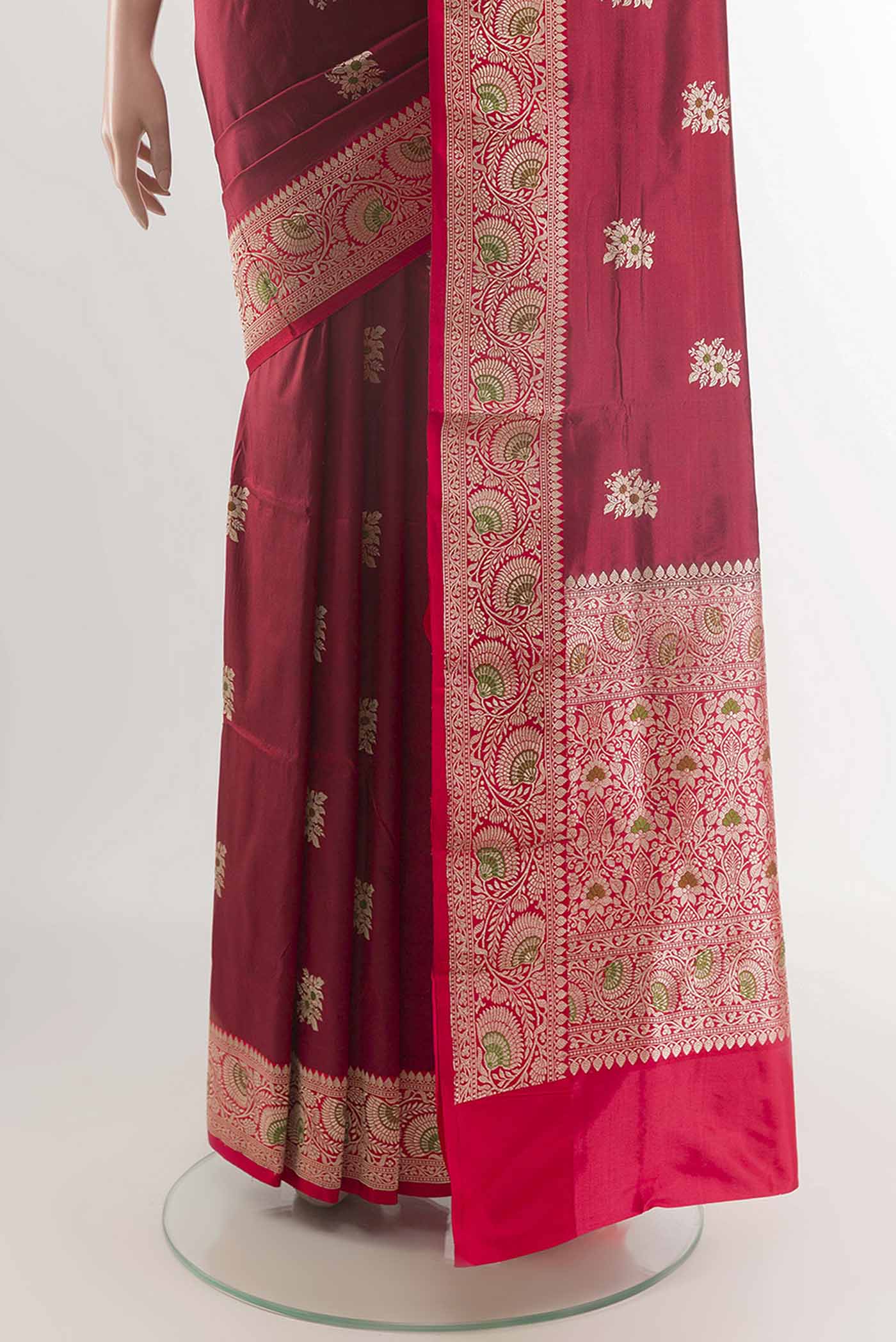 pleats pallu