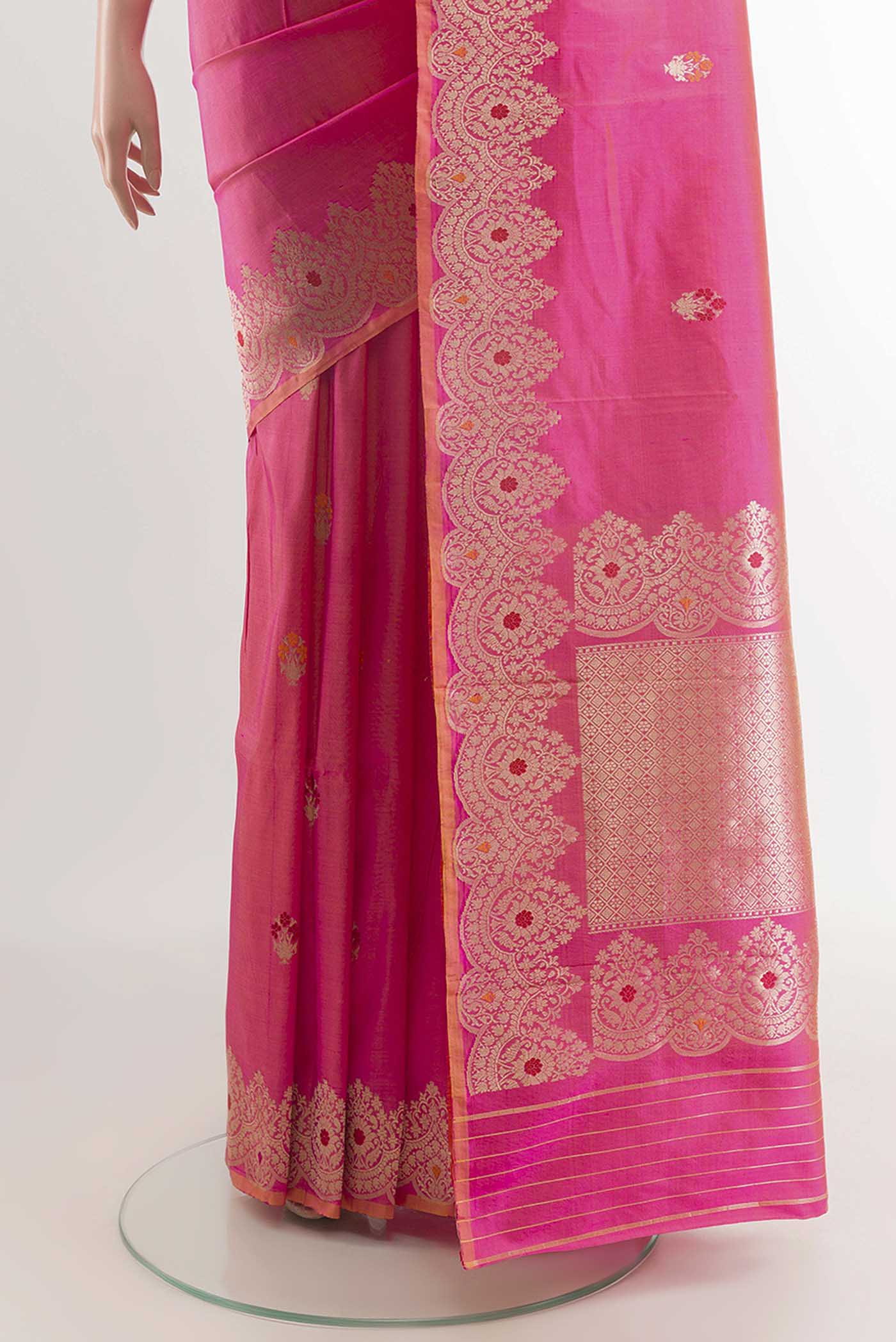 pleats pallu
