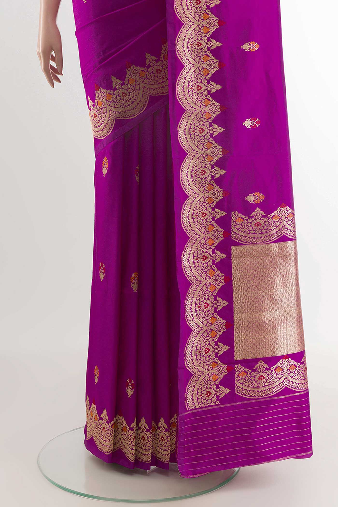 pleats pallu
