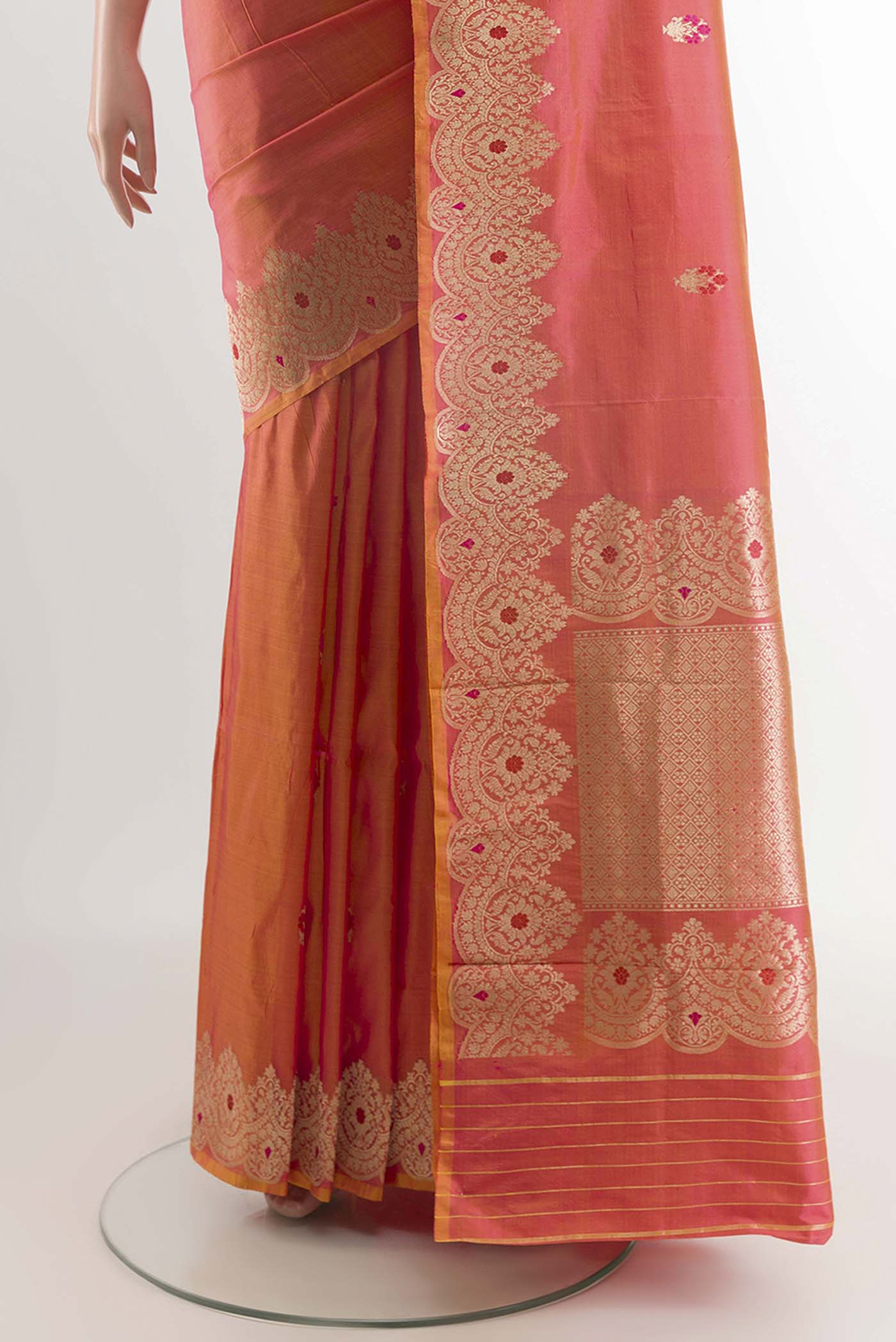 pleats pallu