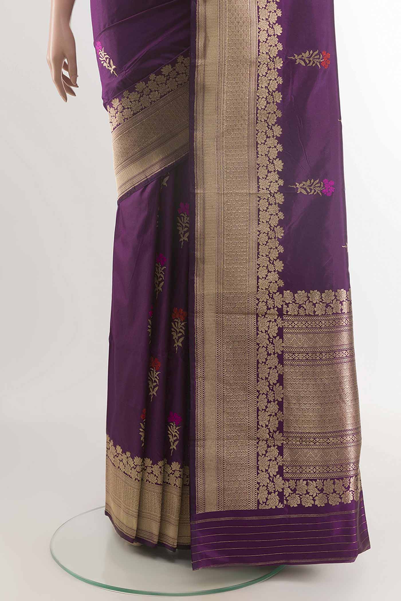 pleats pallu