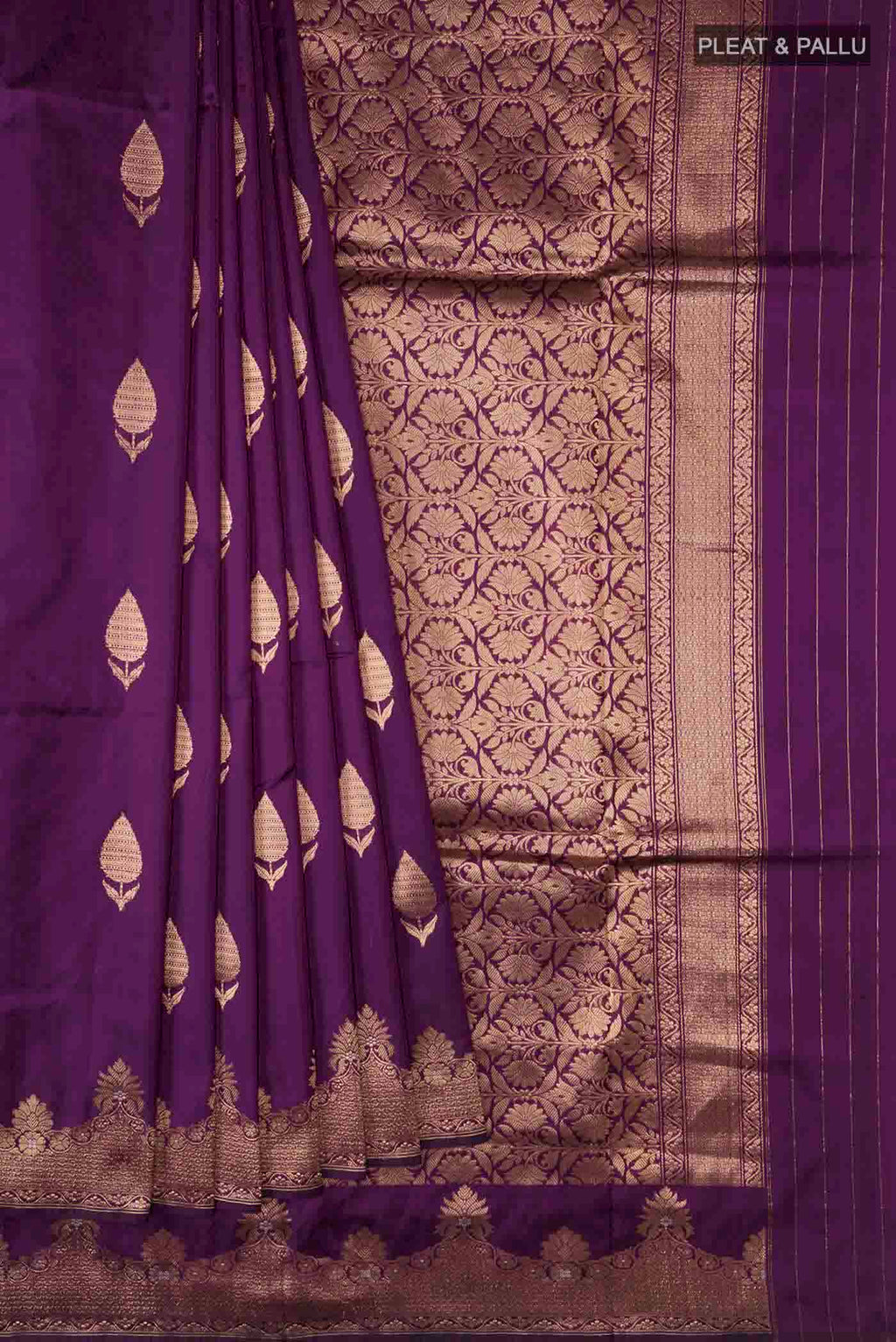 pleats pallu