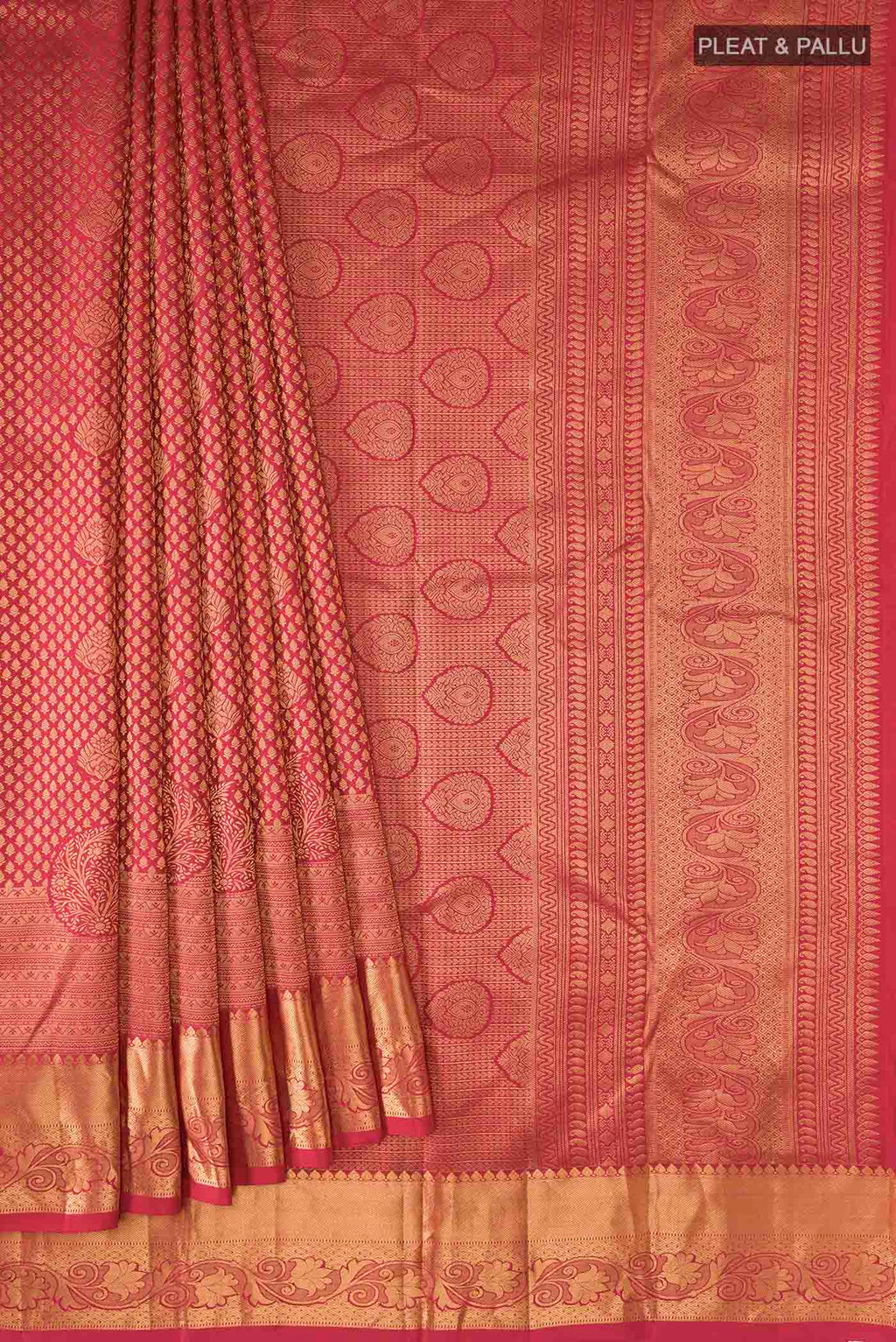 pleats pallu
