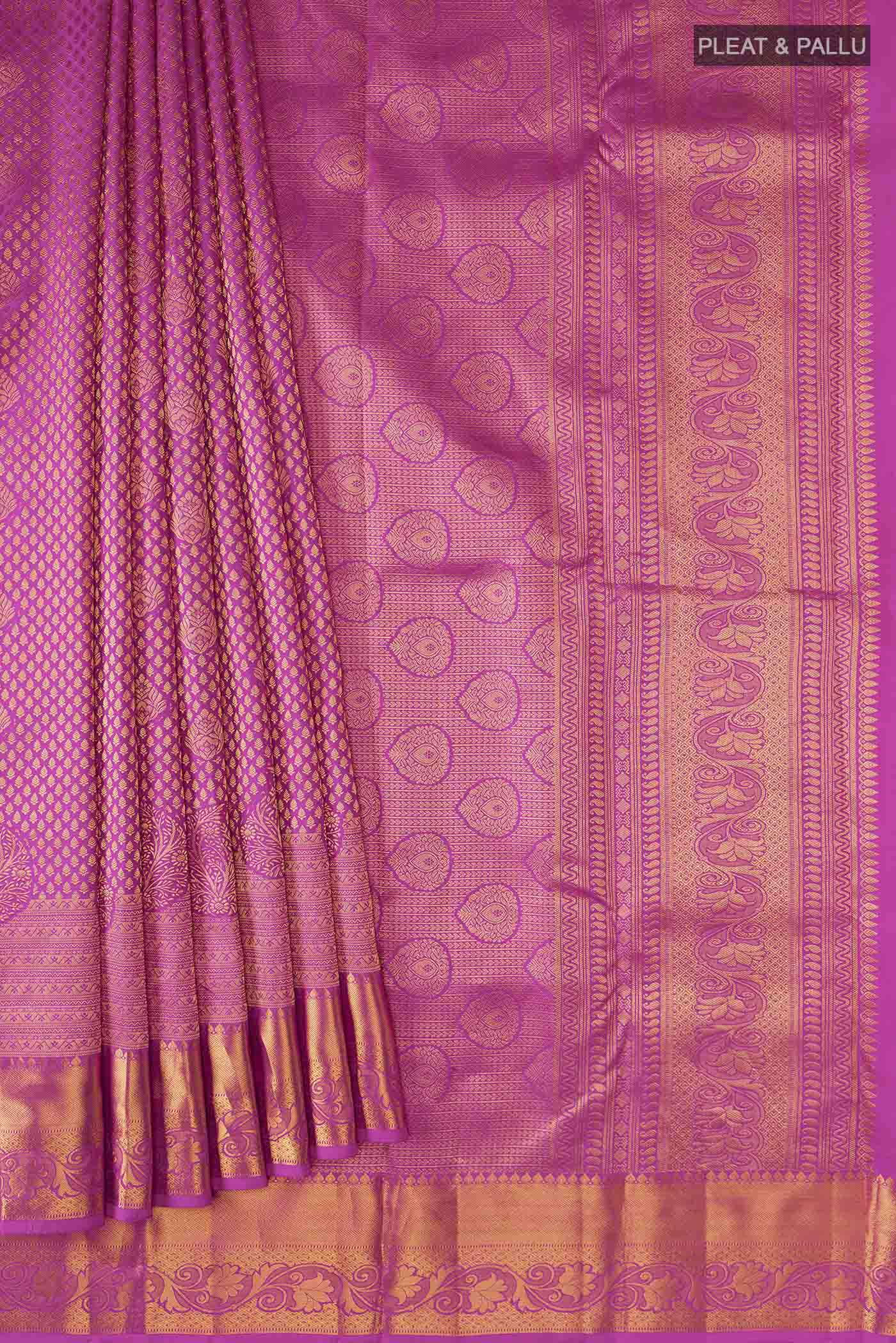 pleats pallu