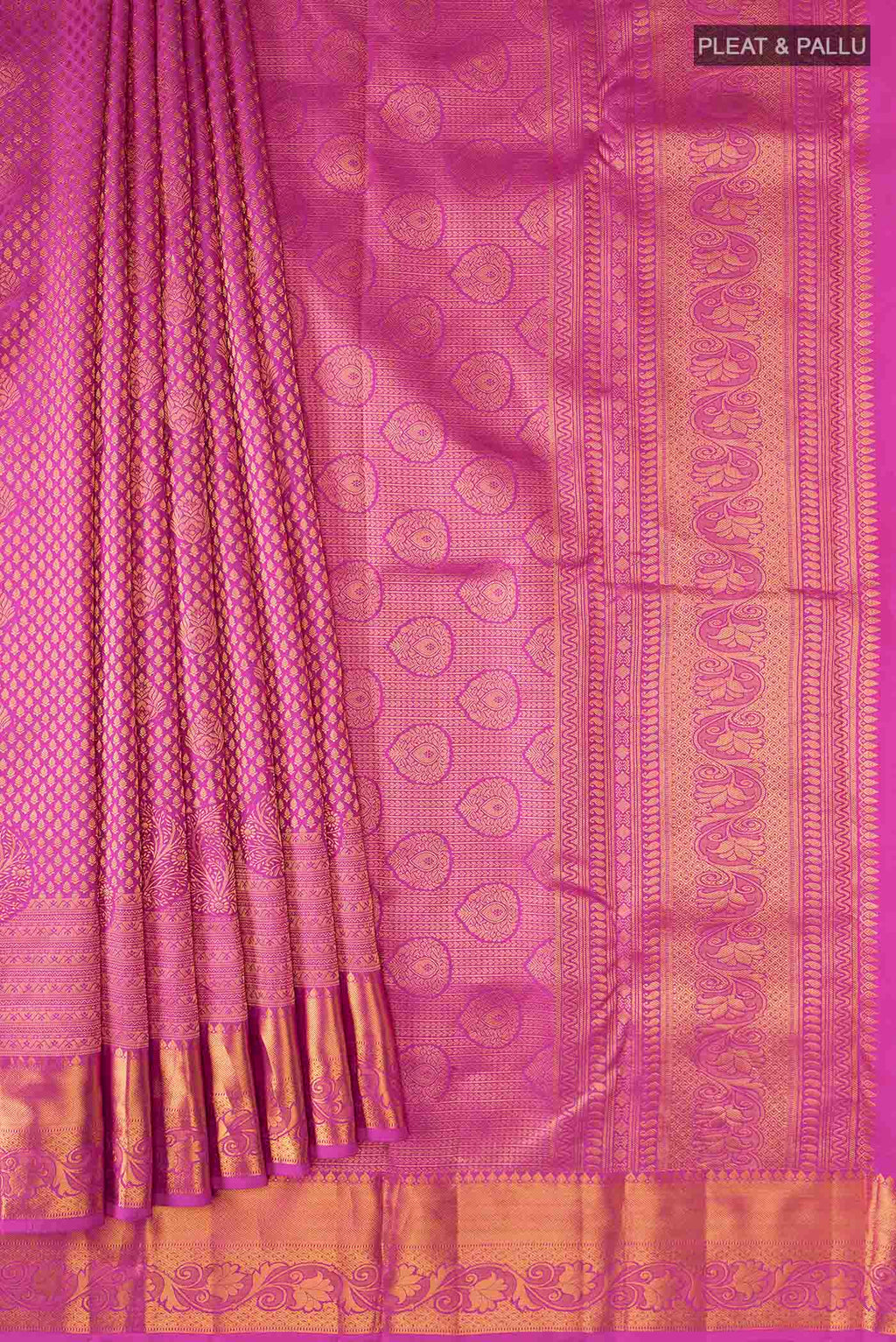 pleats pallu