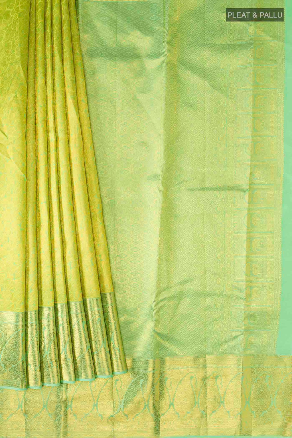 pleats pallu