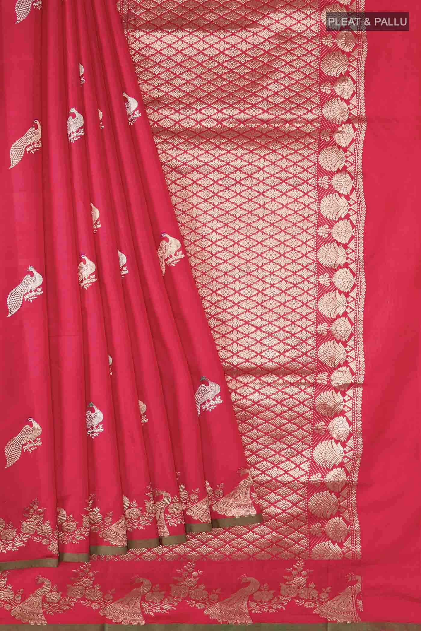 pleats pallu