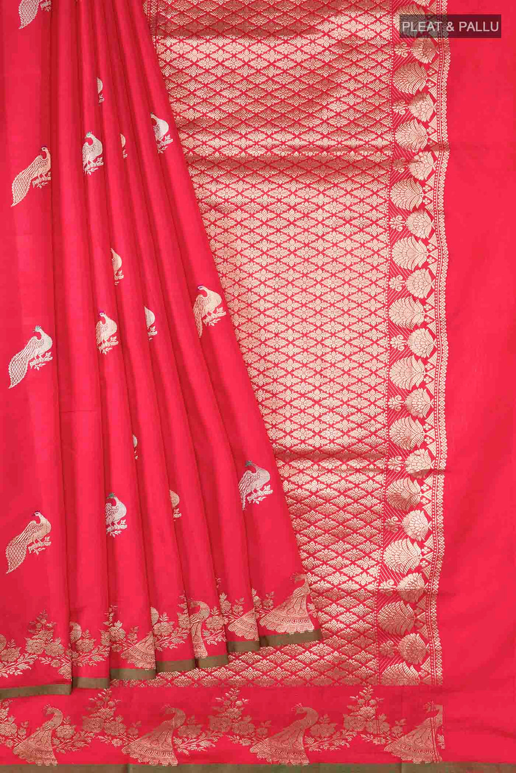 pleats pallu
