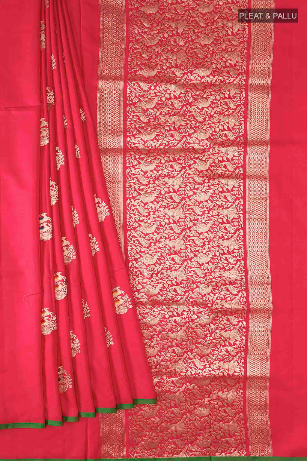 pleats pallu