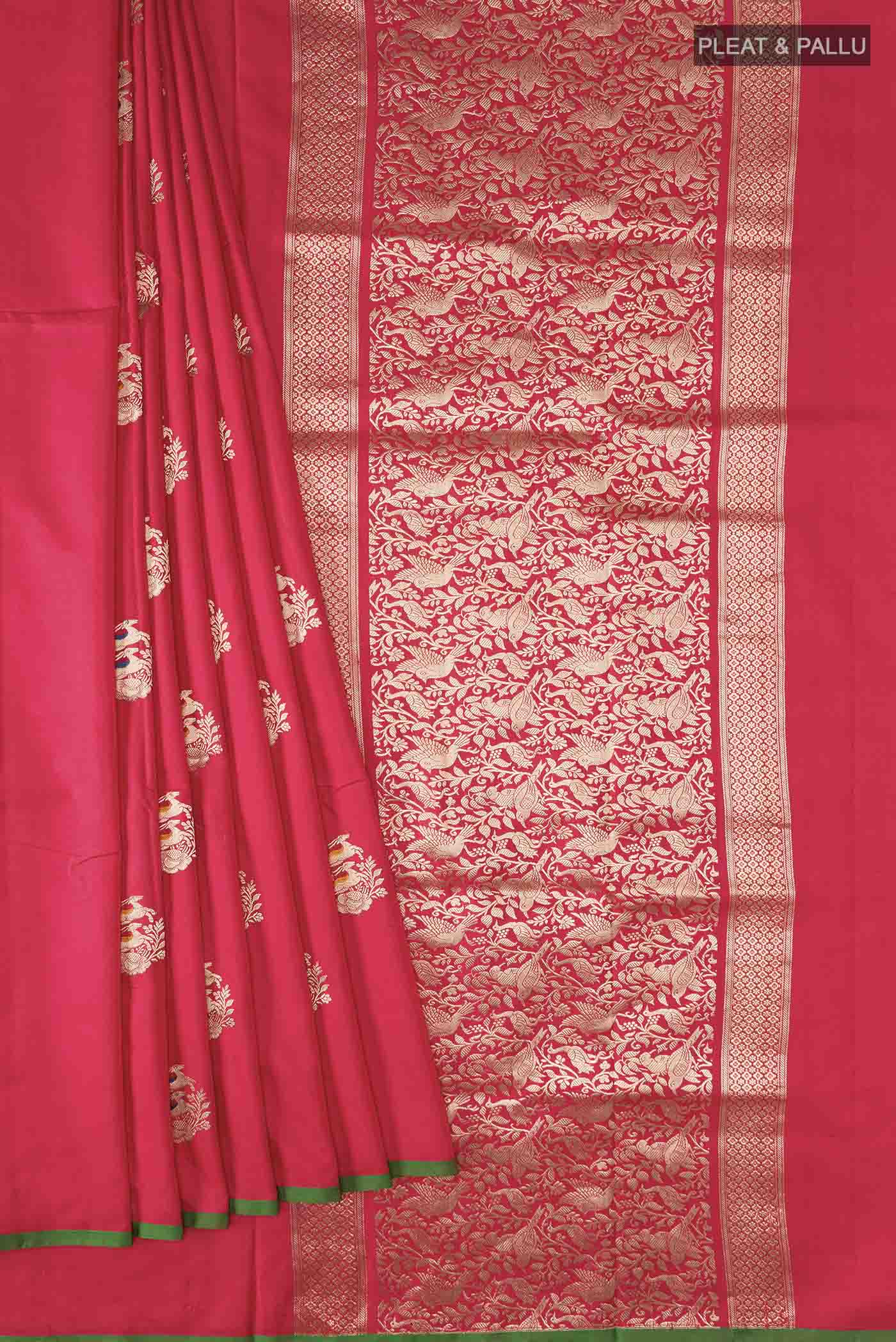 pleats pallu