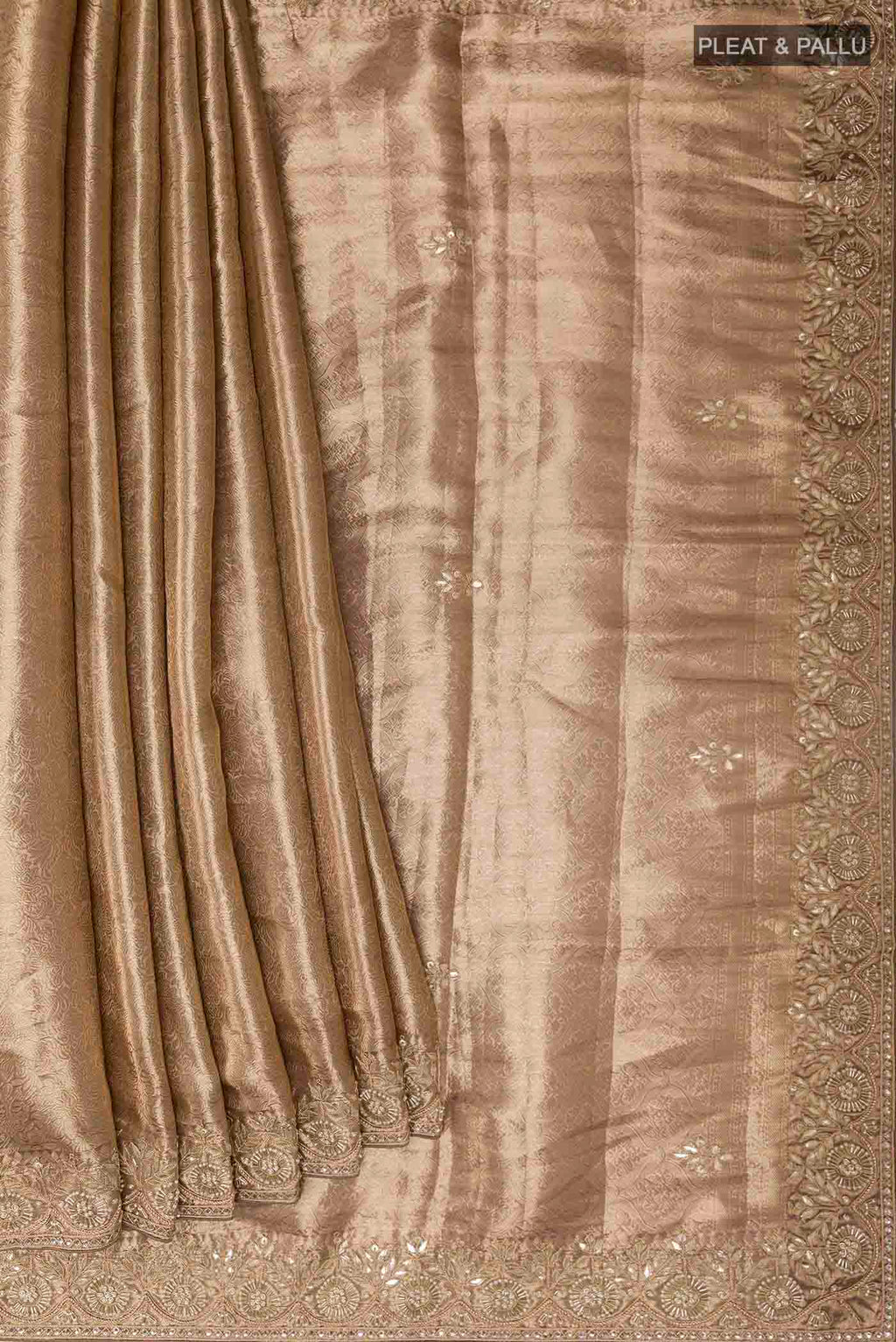 pleats pallu
