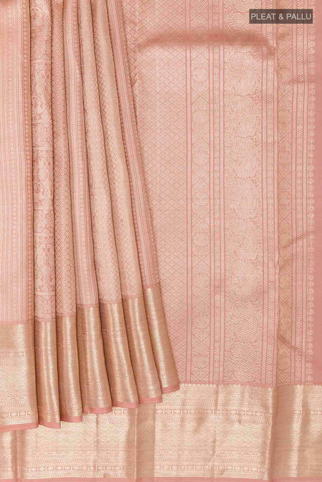 pleats pallu