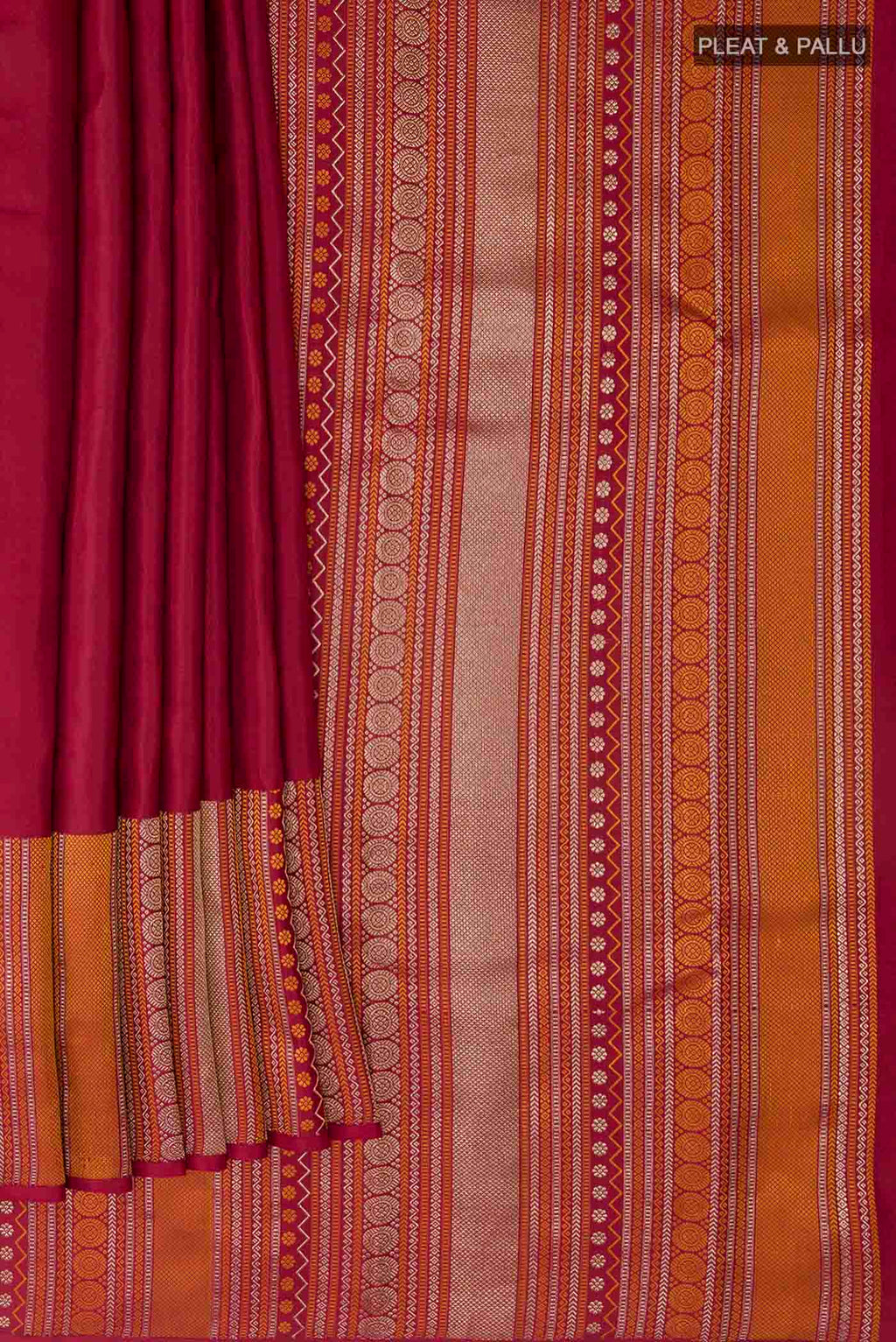 pleats pallu