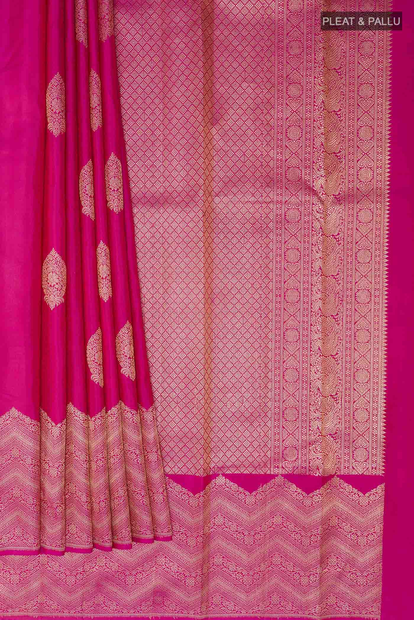 pleats pallu