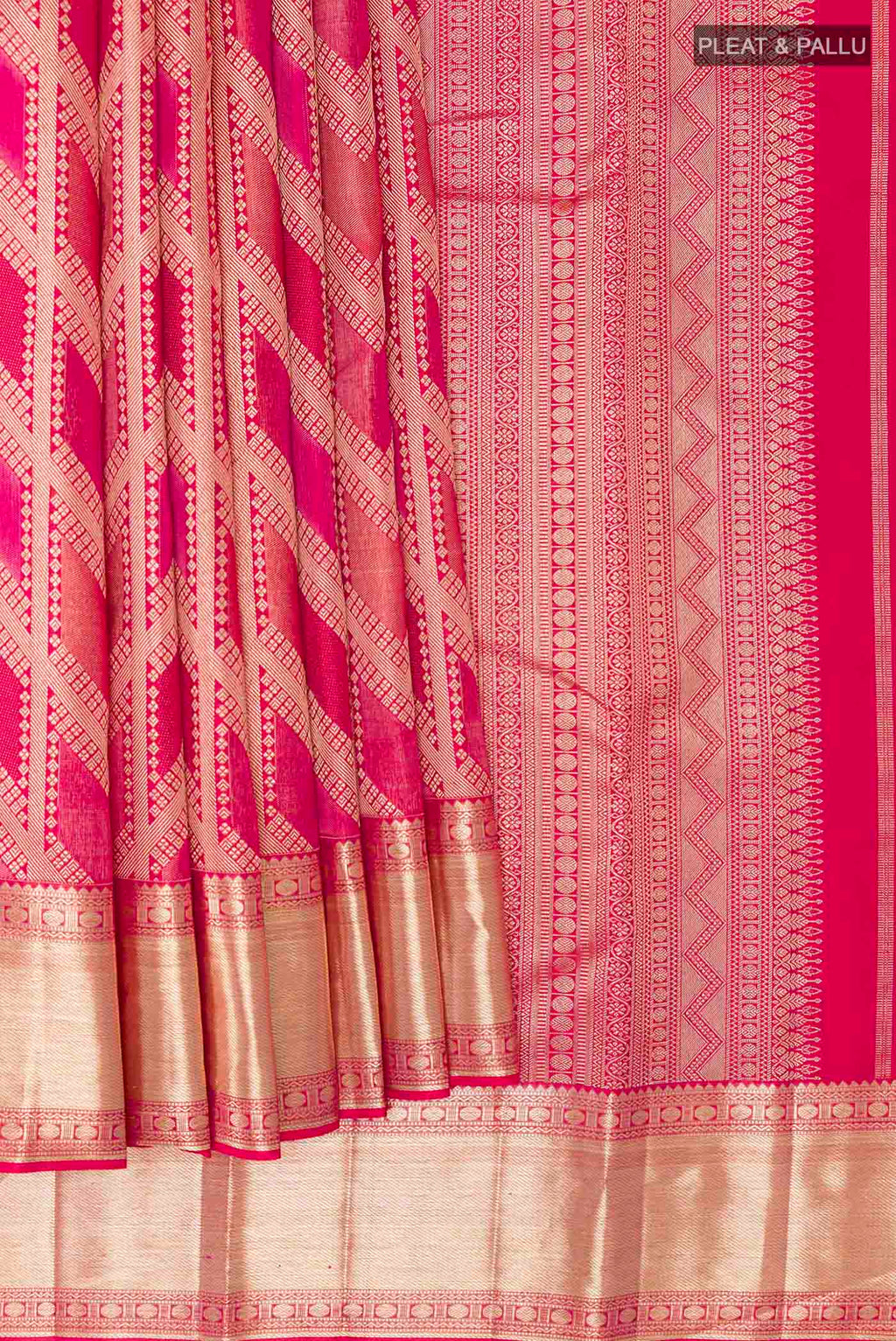 pleats pallu