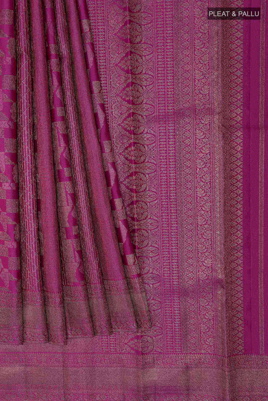 pleats pallu