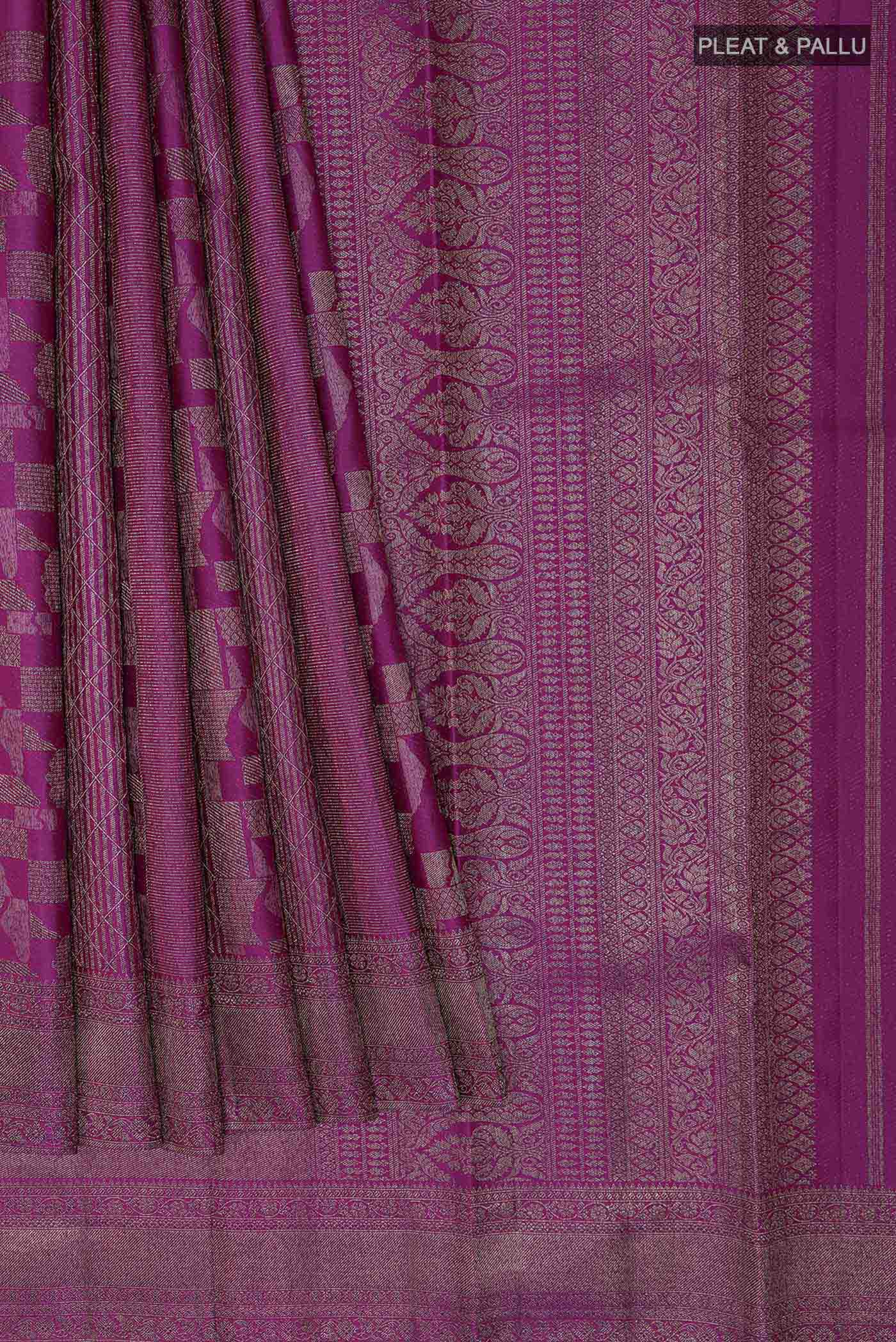 pleats pallu