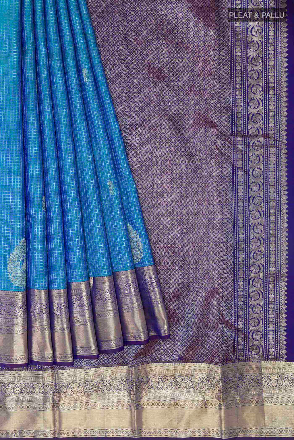 pleats pallu