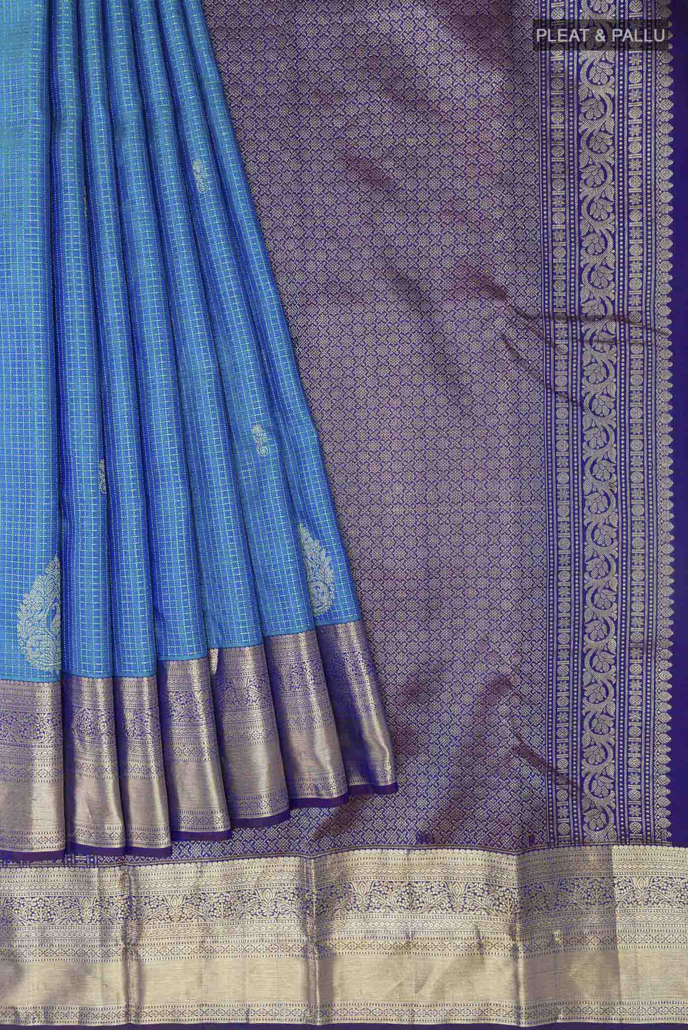 pleats pallu