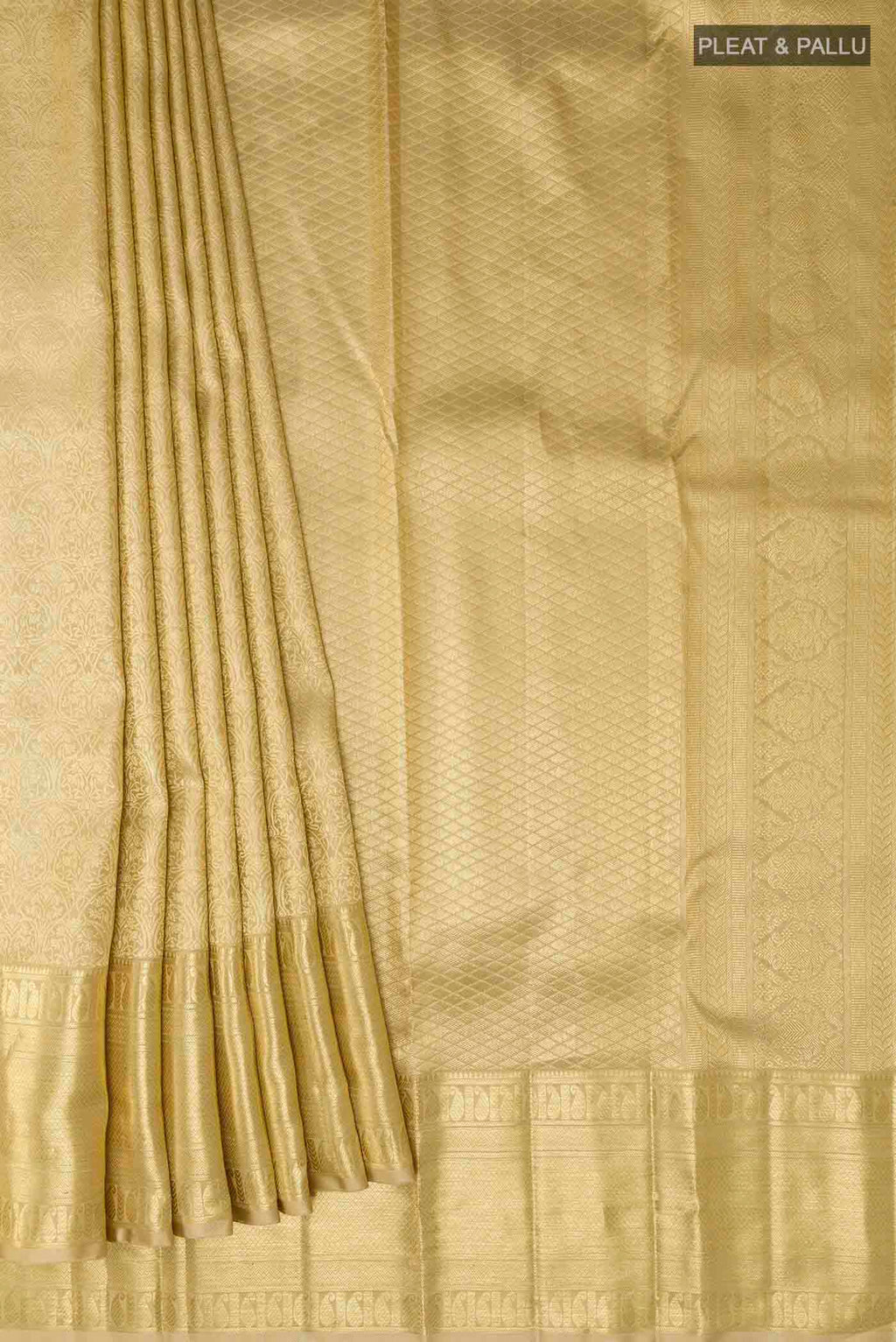pleats pallu