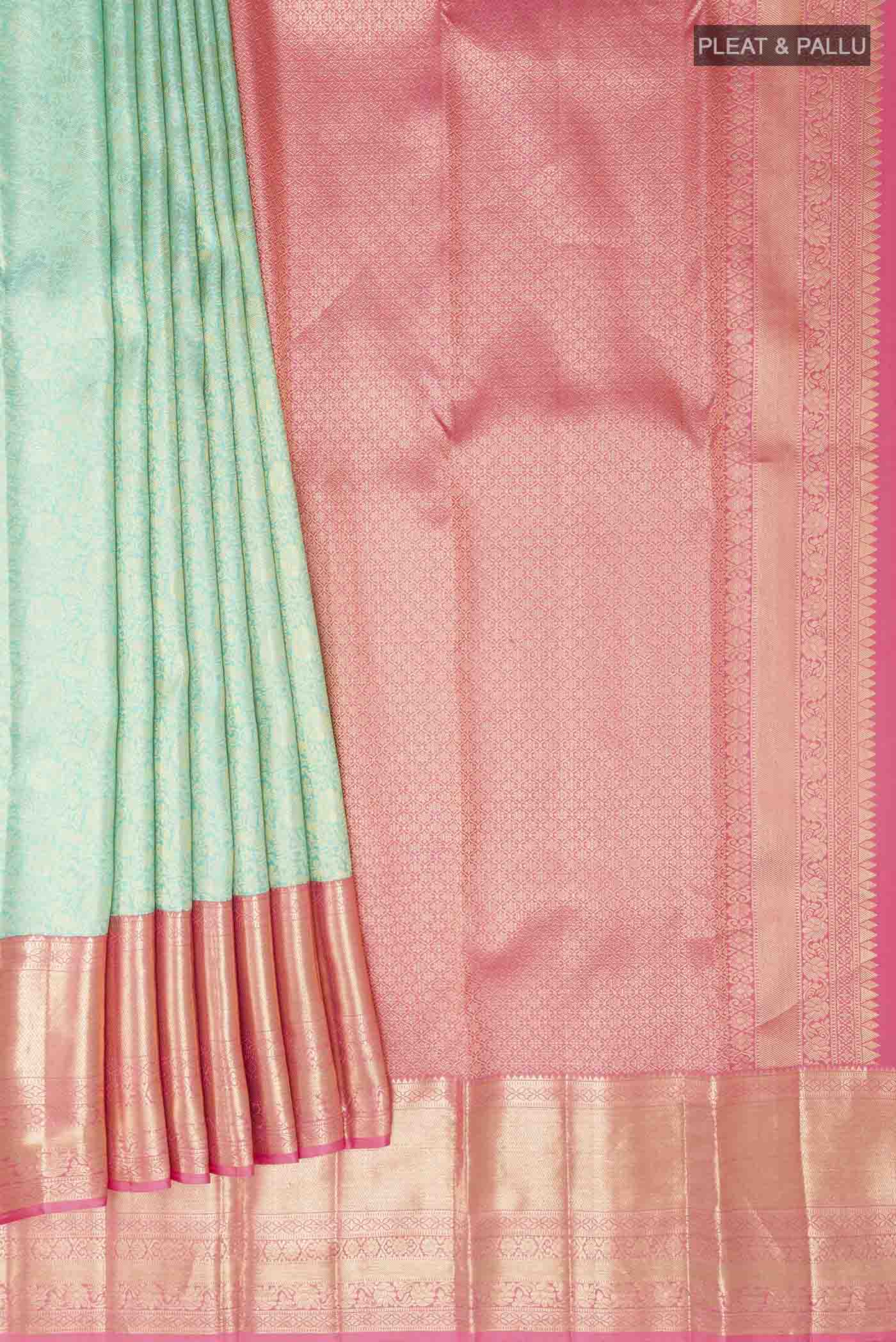 pleats pallu