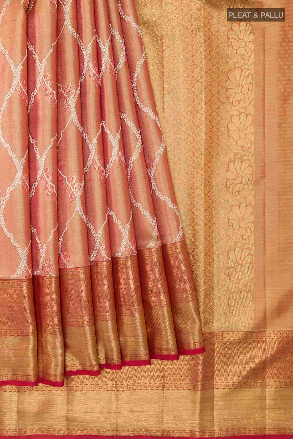 pleats pallu