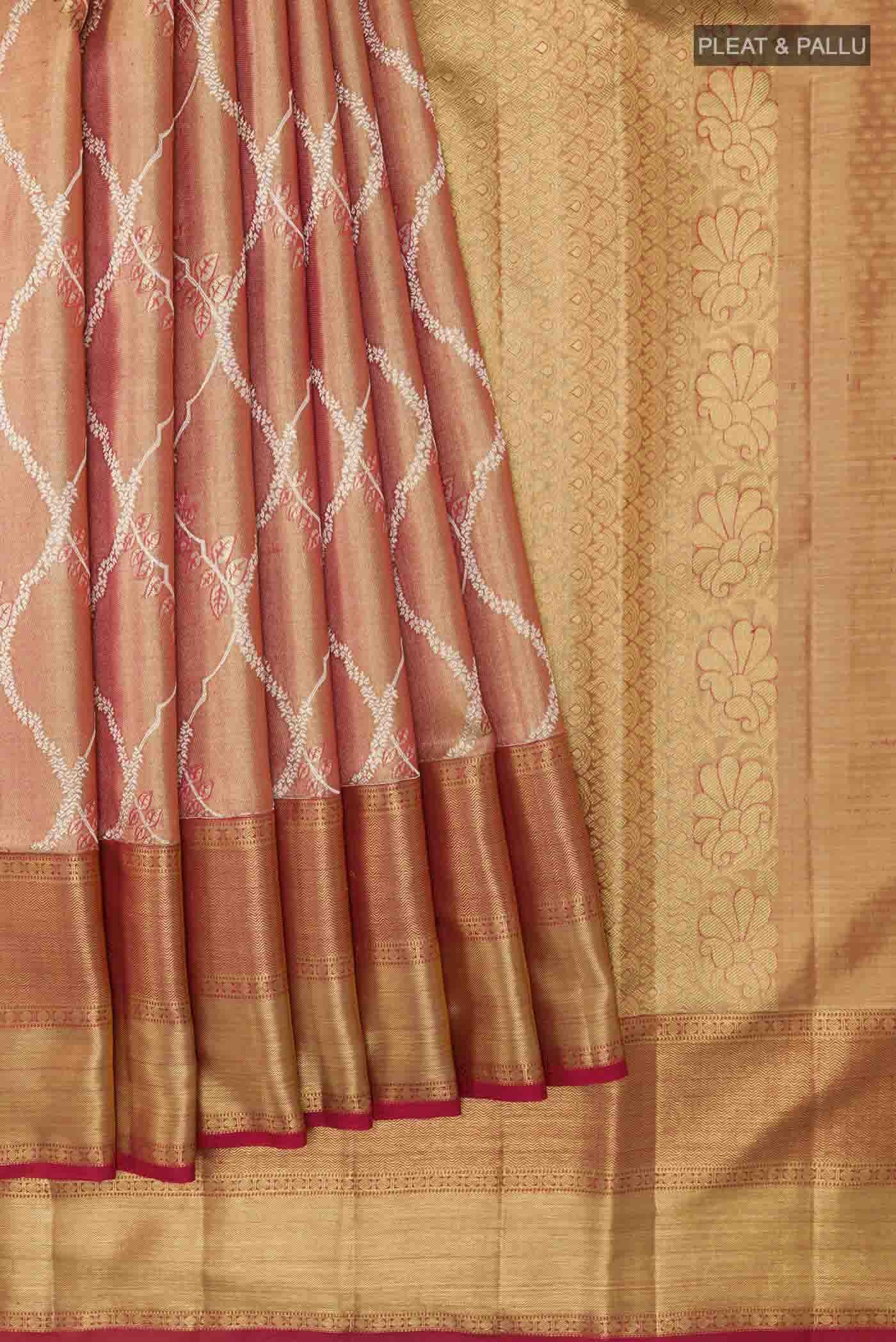 pleats pallu