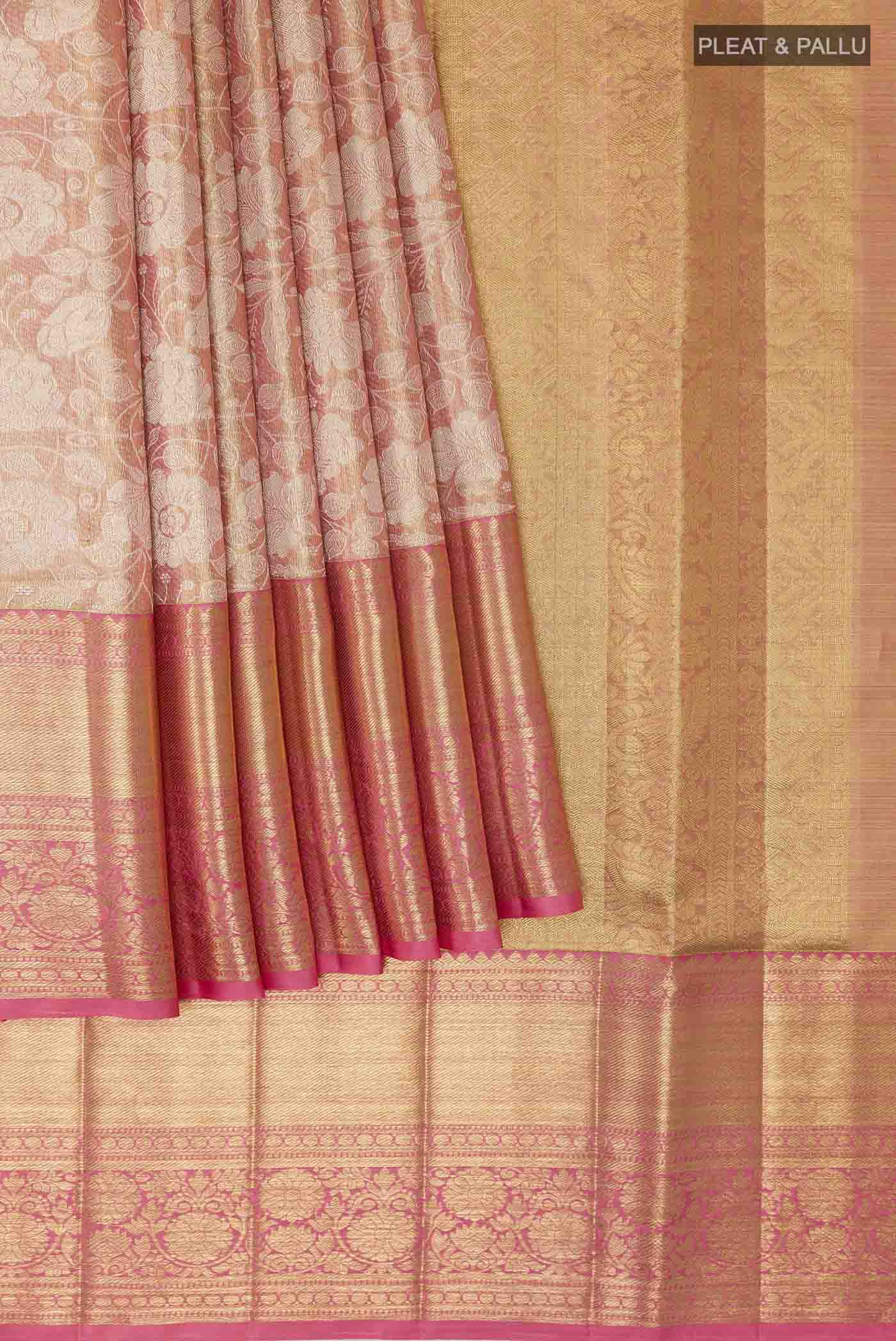 pleats pallu