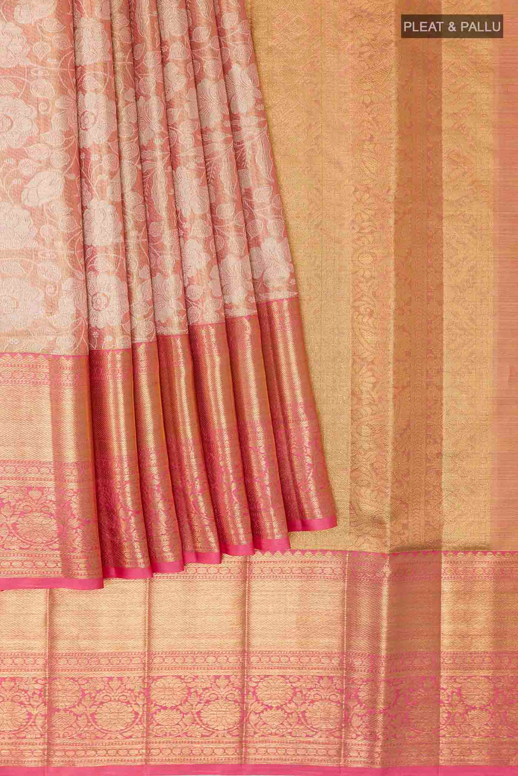 pleats pallu
