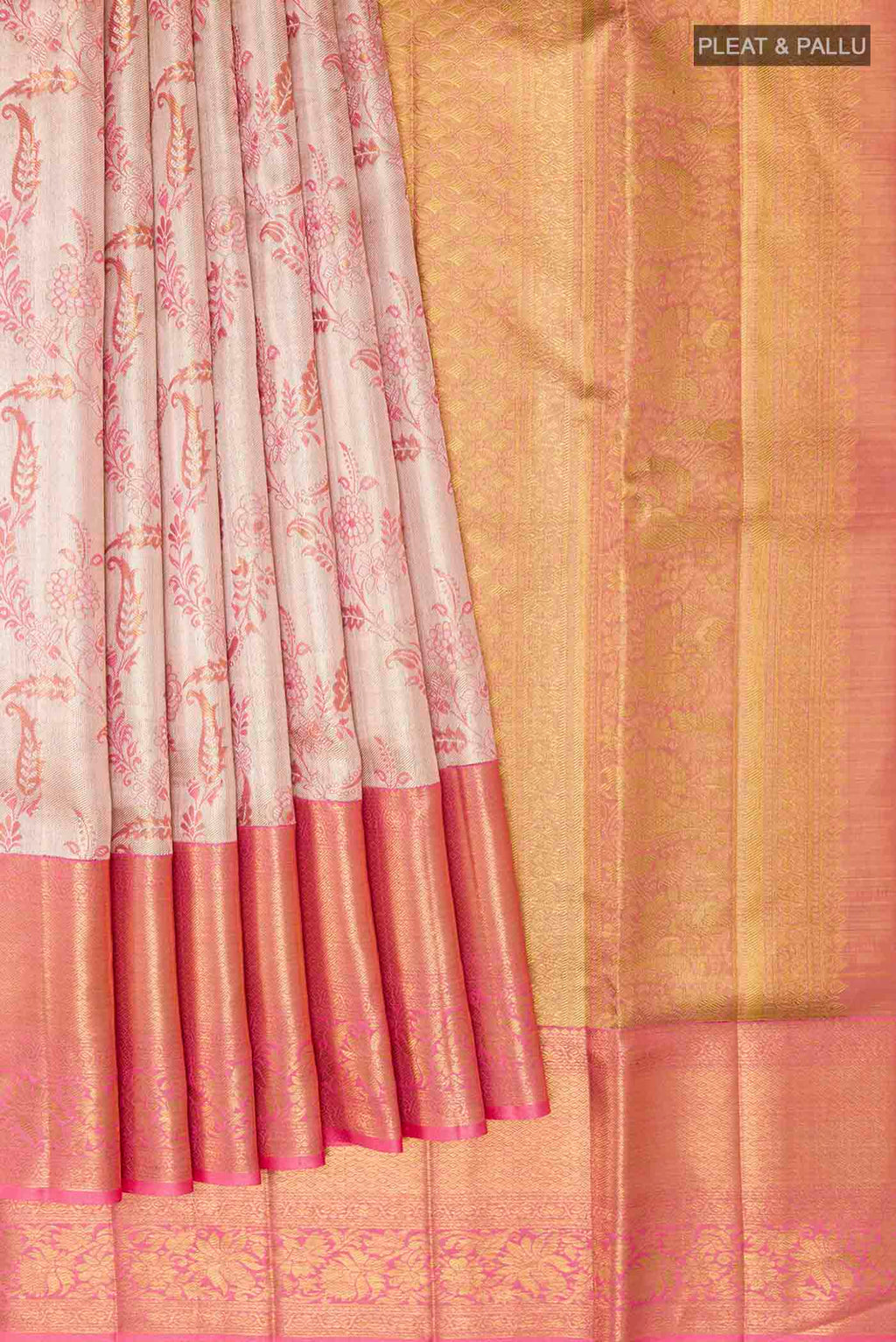 pleats pallu