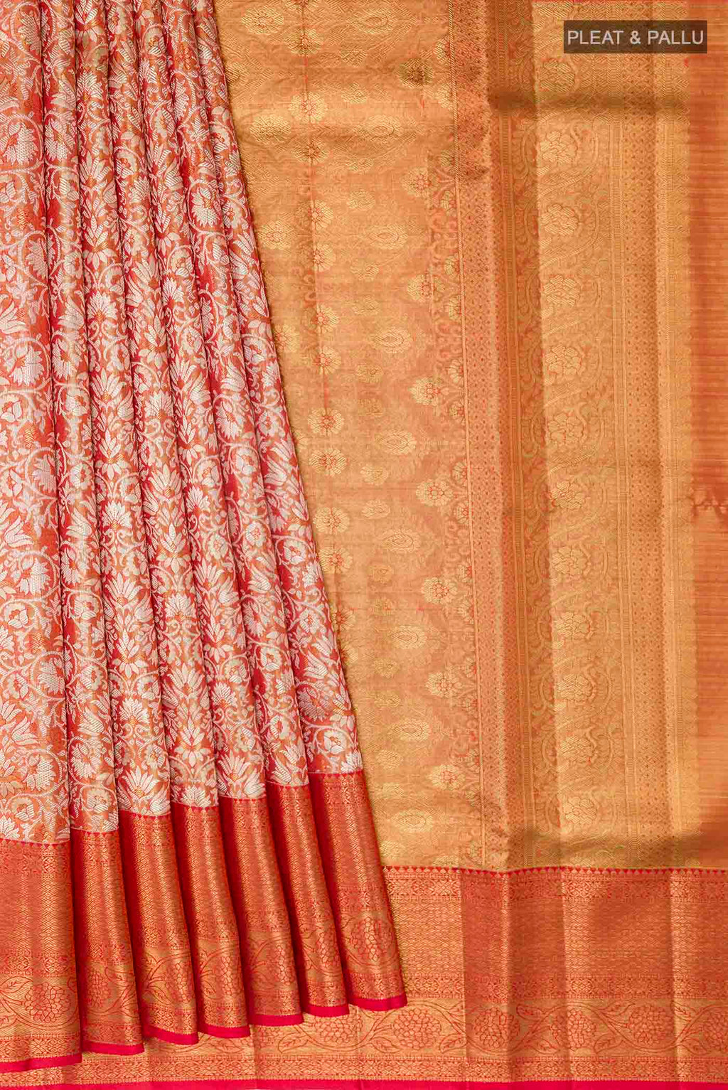 pleats pallu