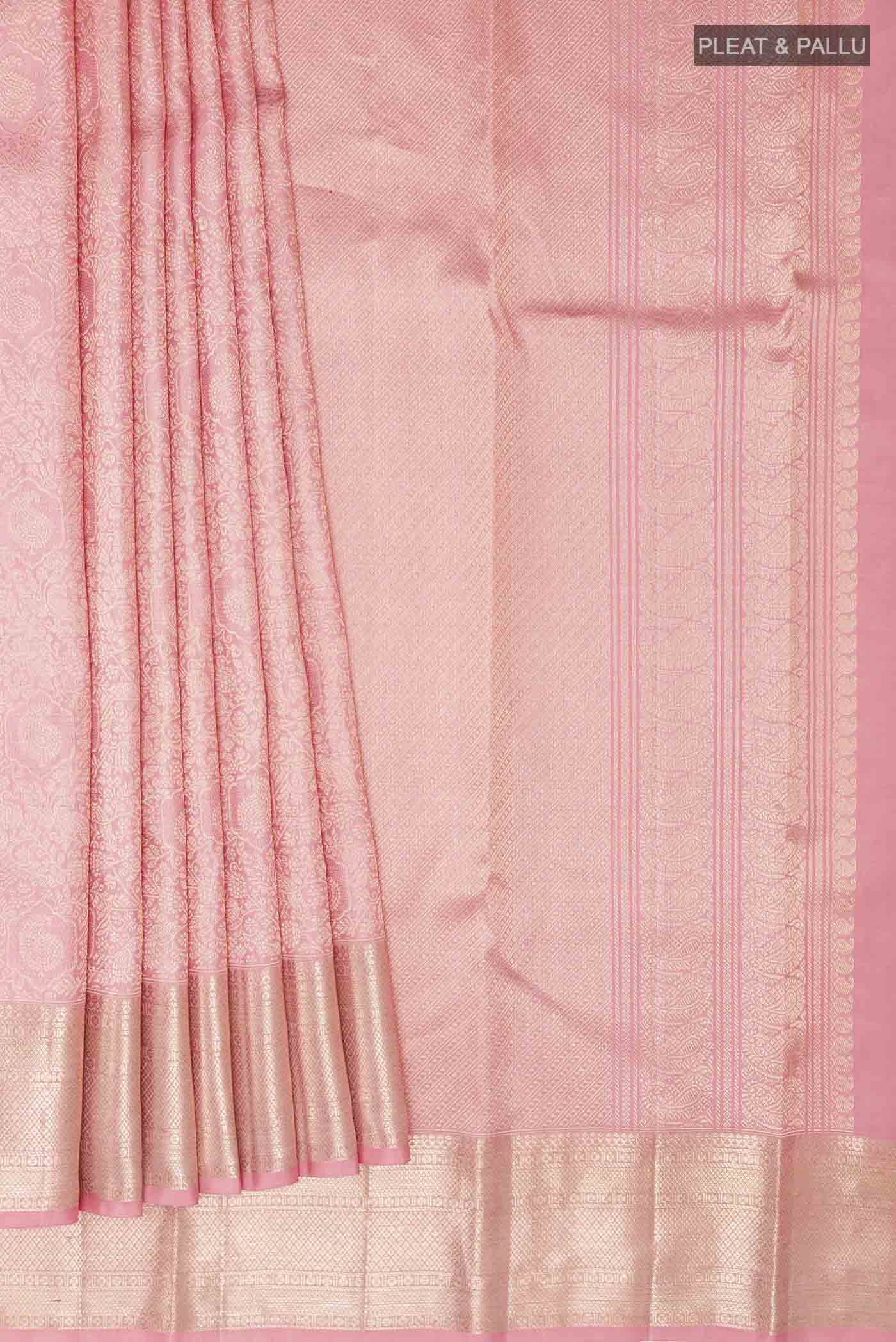 pleats pallu
