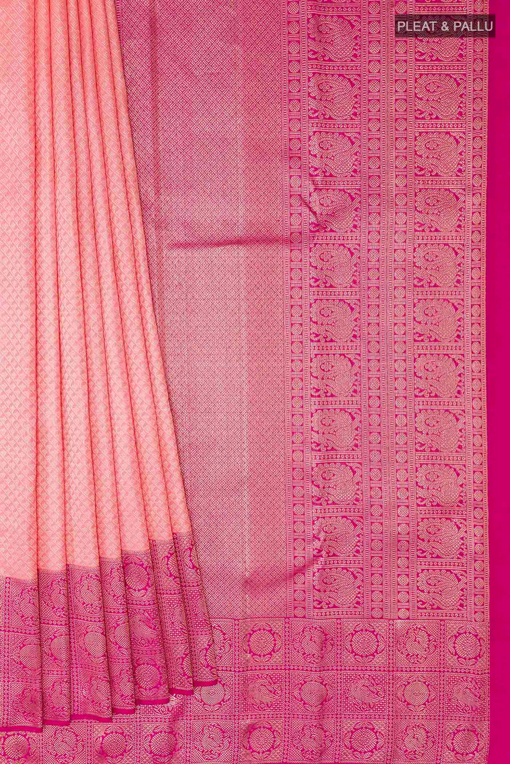 pleats pallu