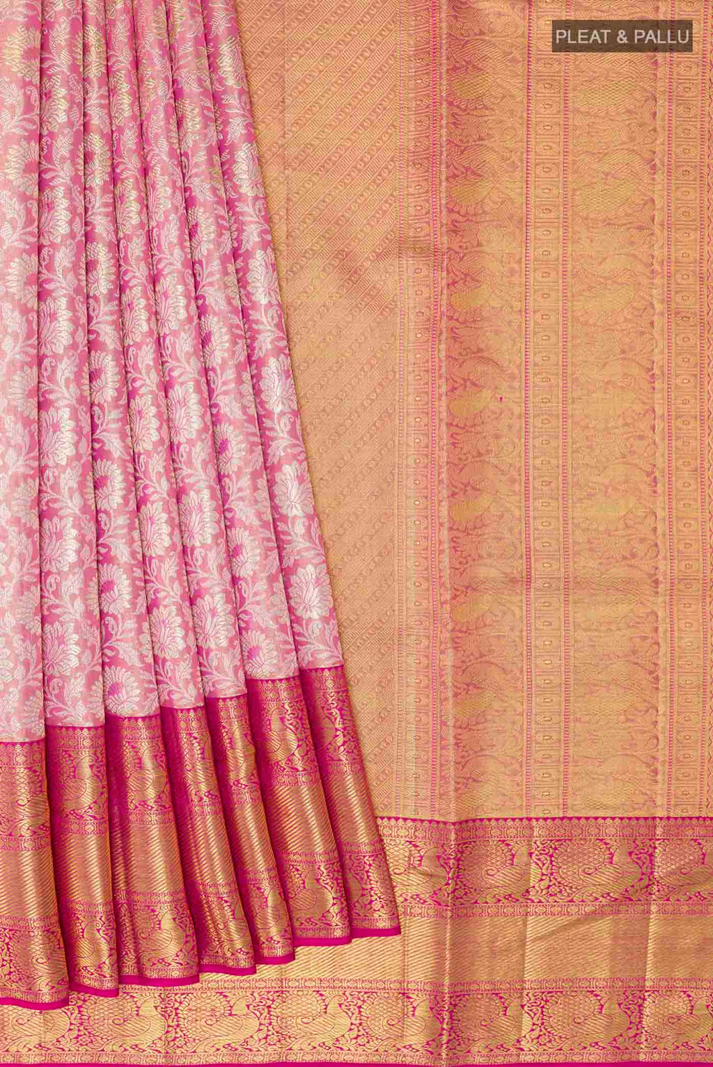 pleats pallu