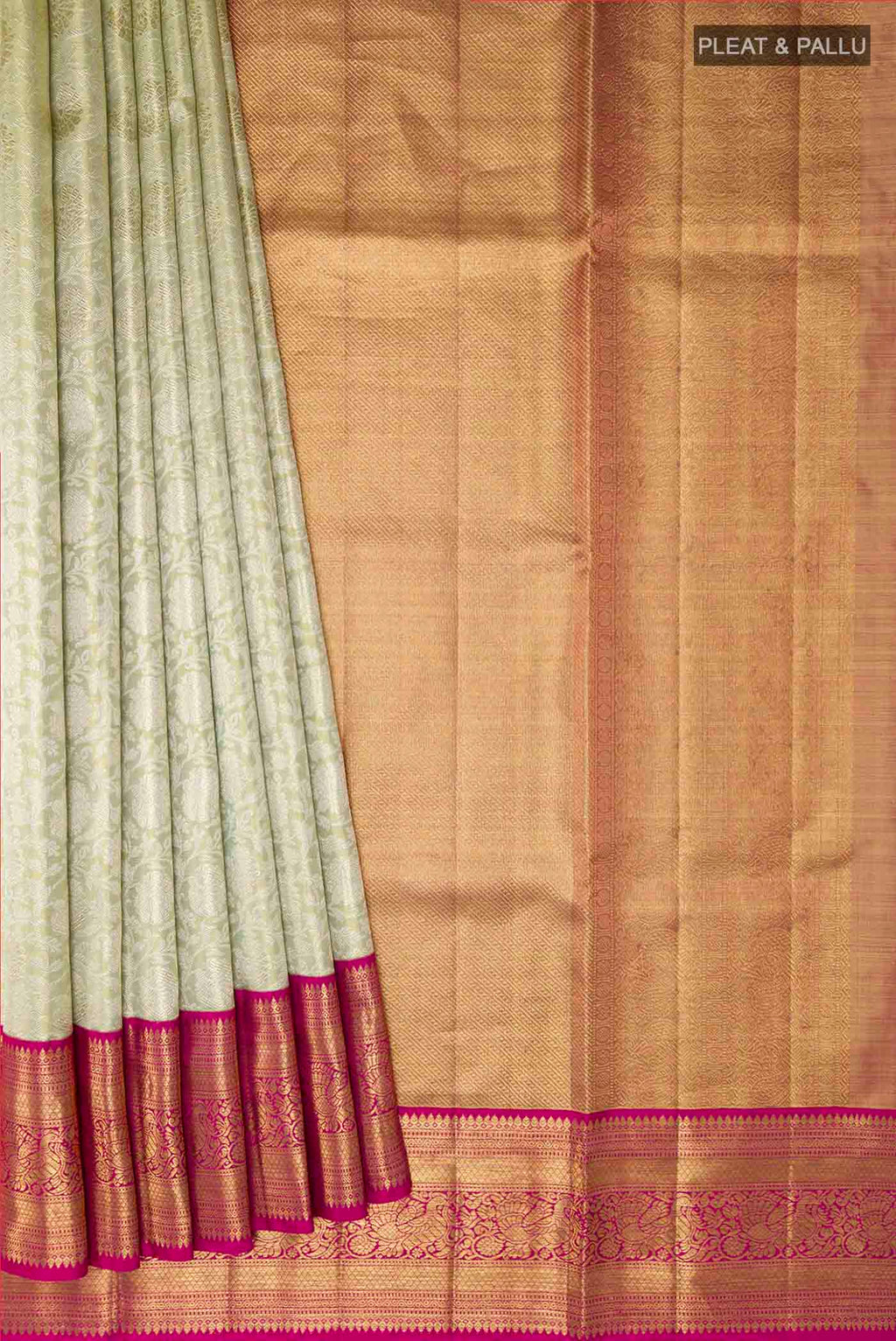 pleats pallu