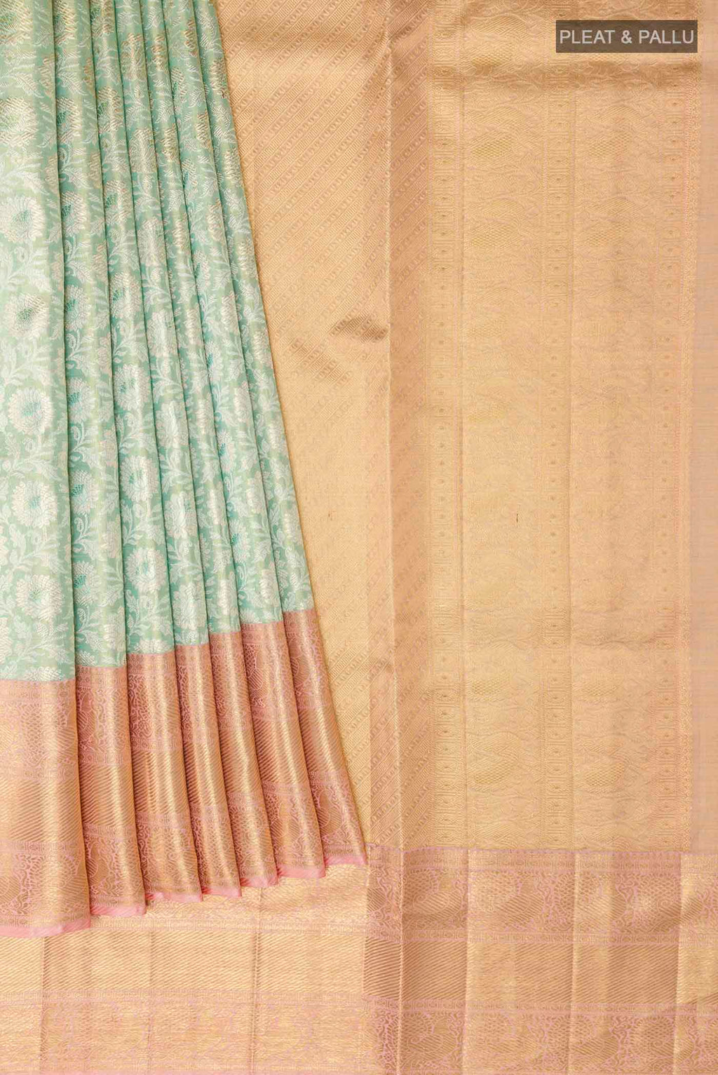 pleats pallu