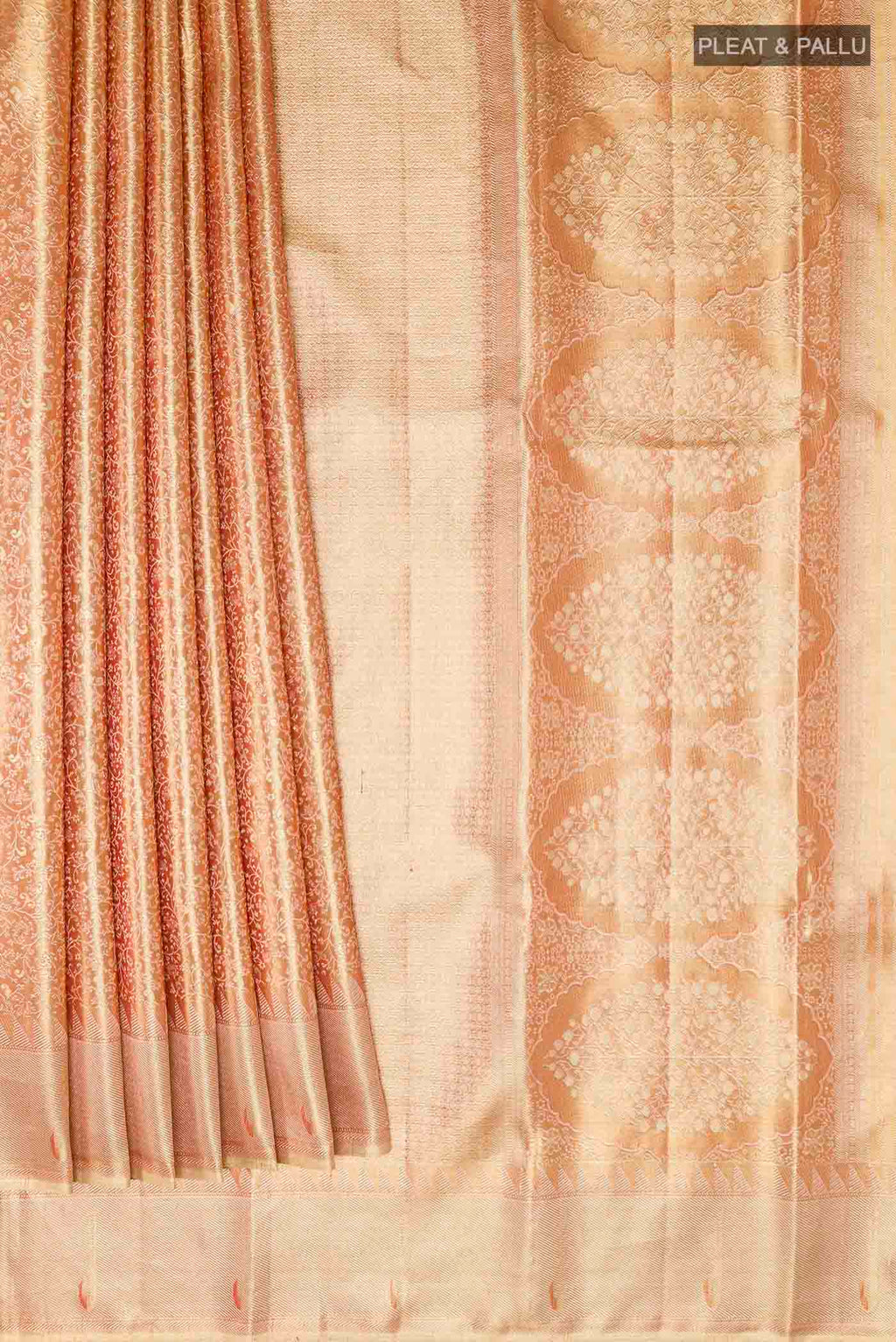 pleats pallu