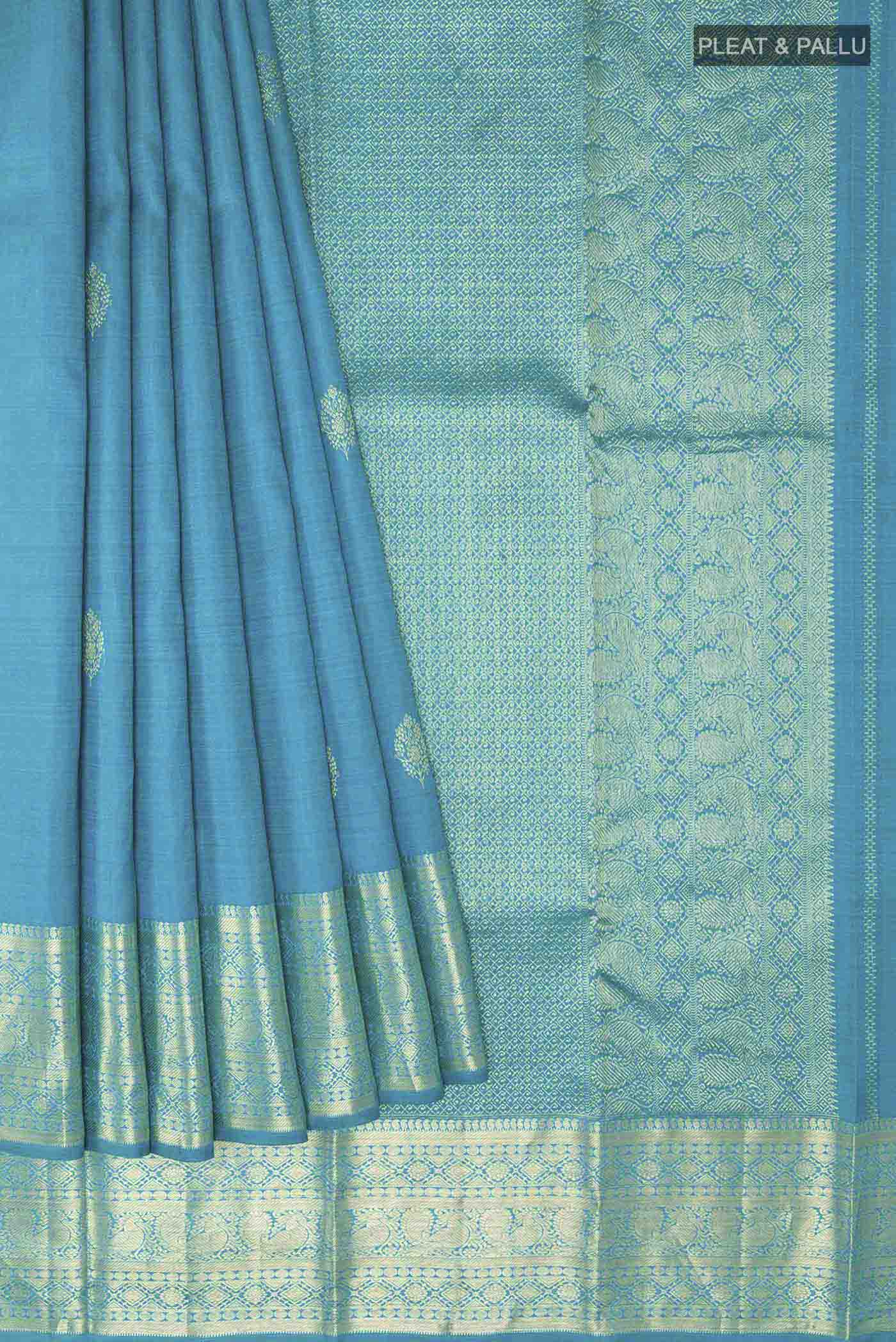 pleats pallu