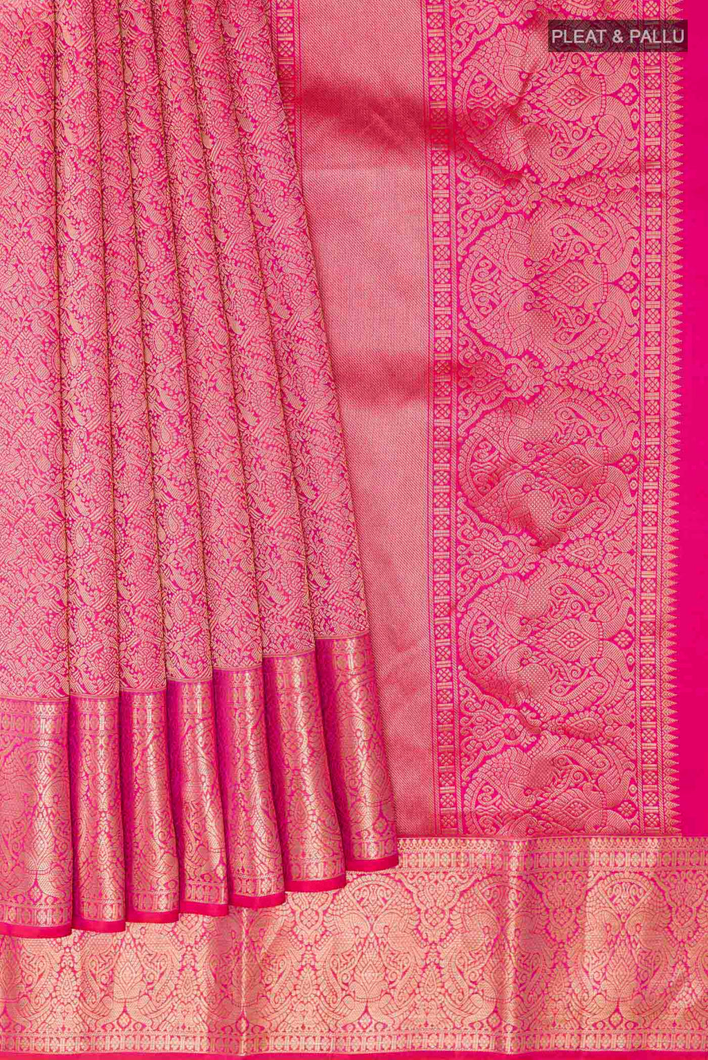 pleats pallu
