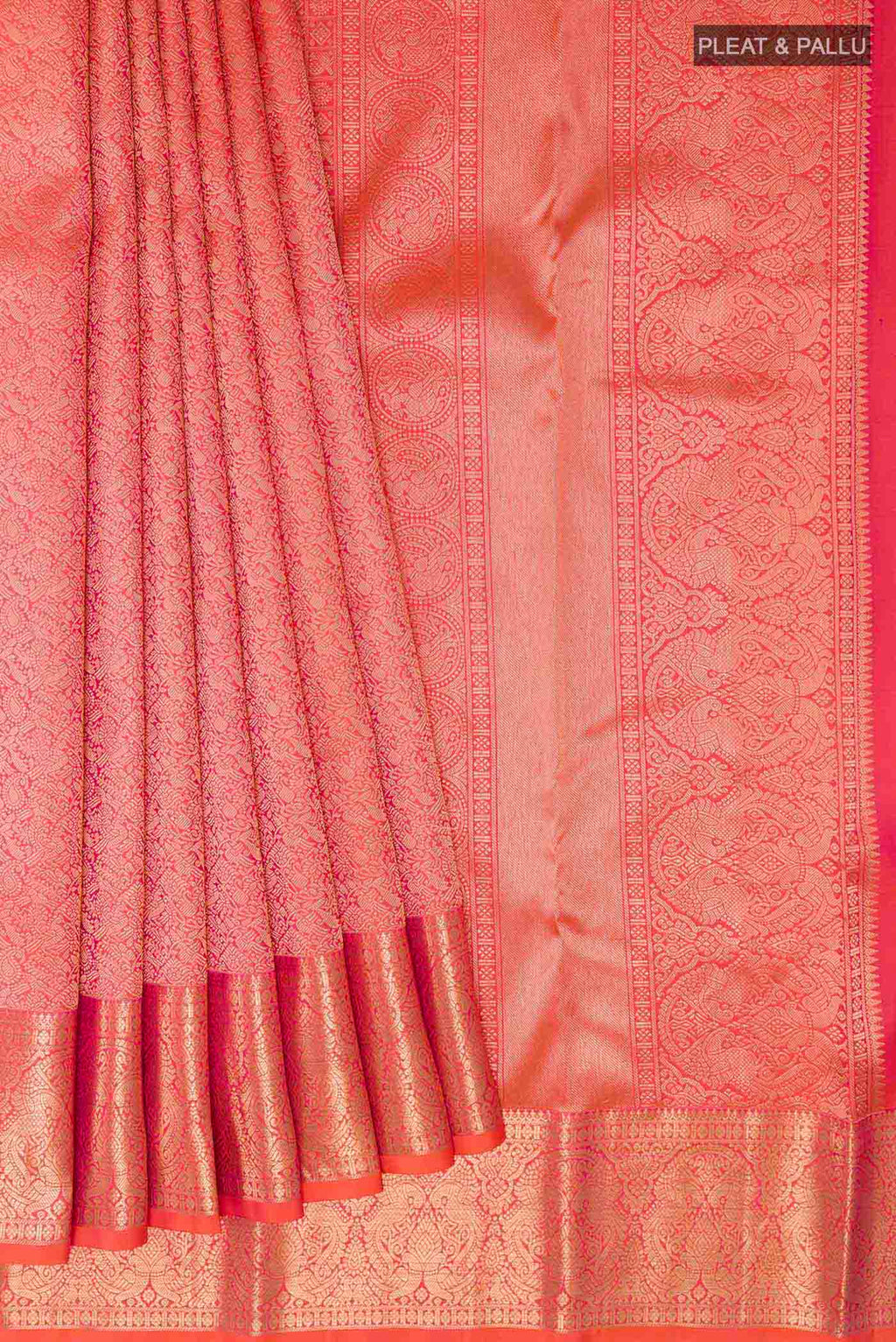 pleats pallu