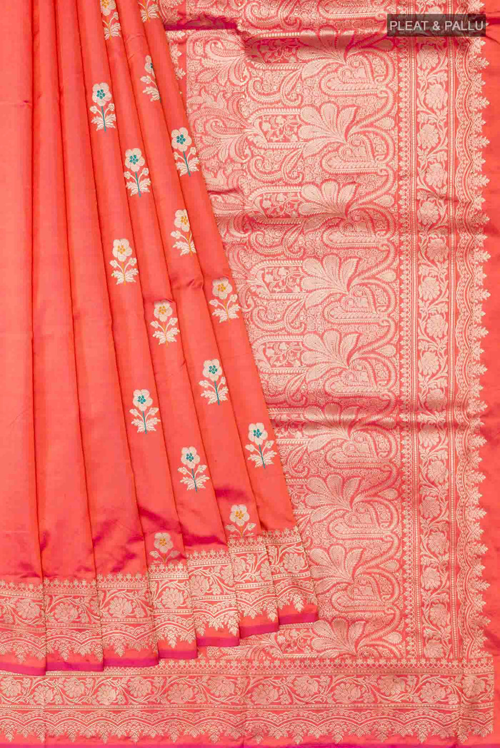 pleats pallu