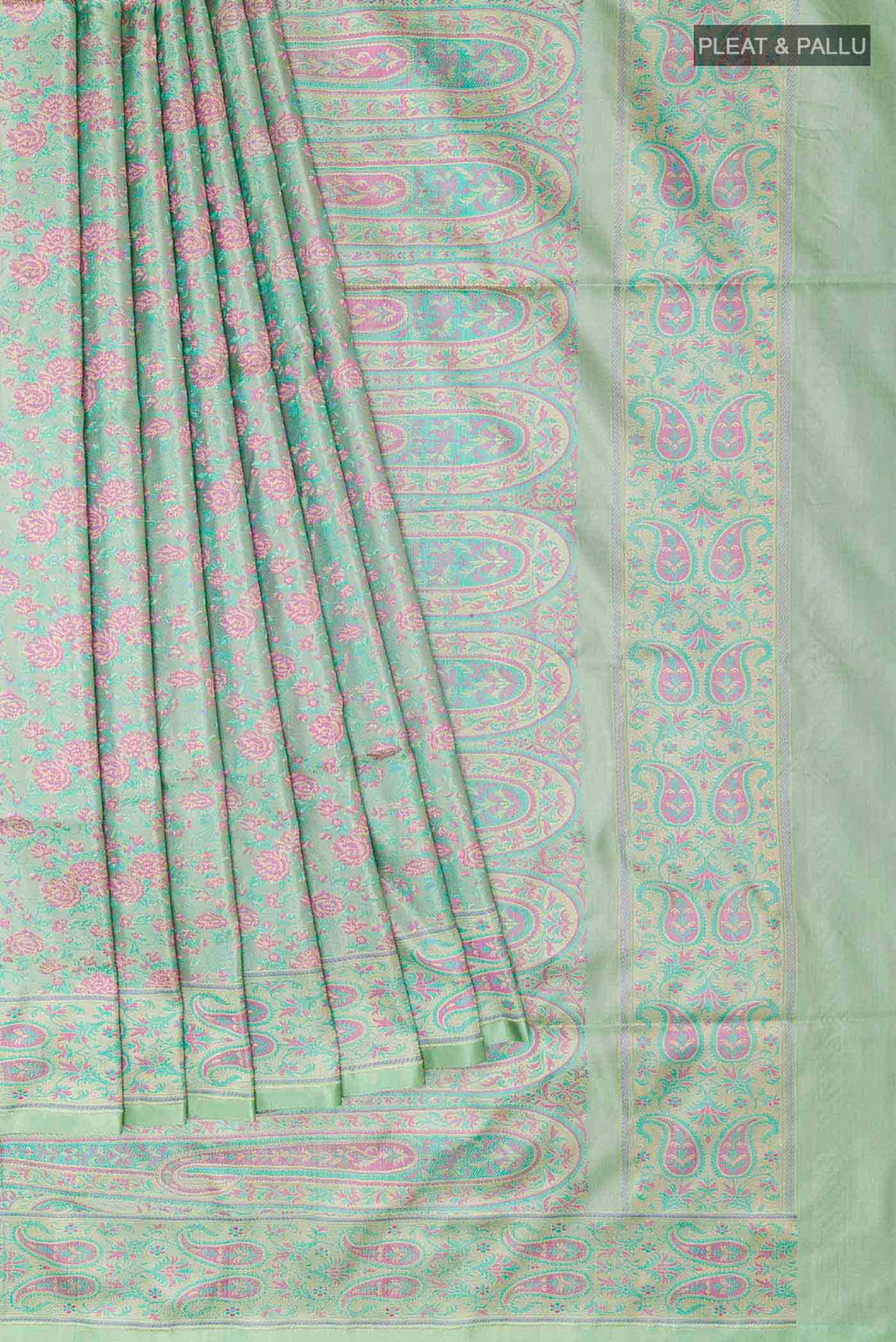 pleats pallu