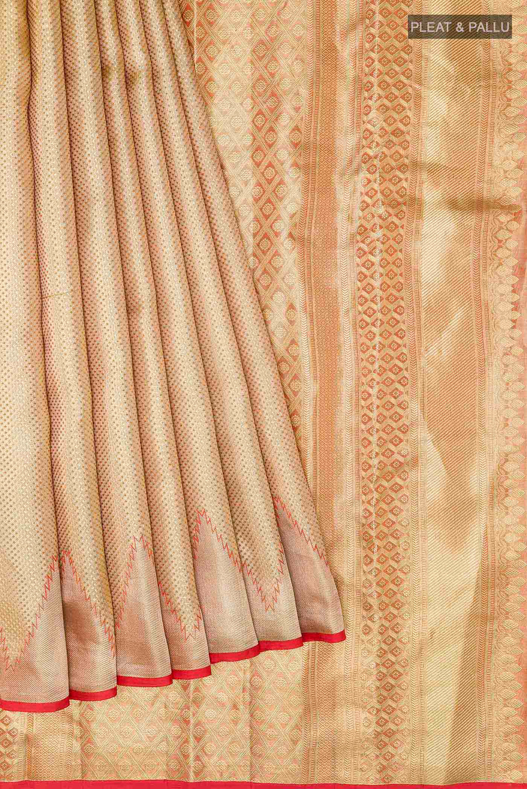 pleats pallu