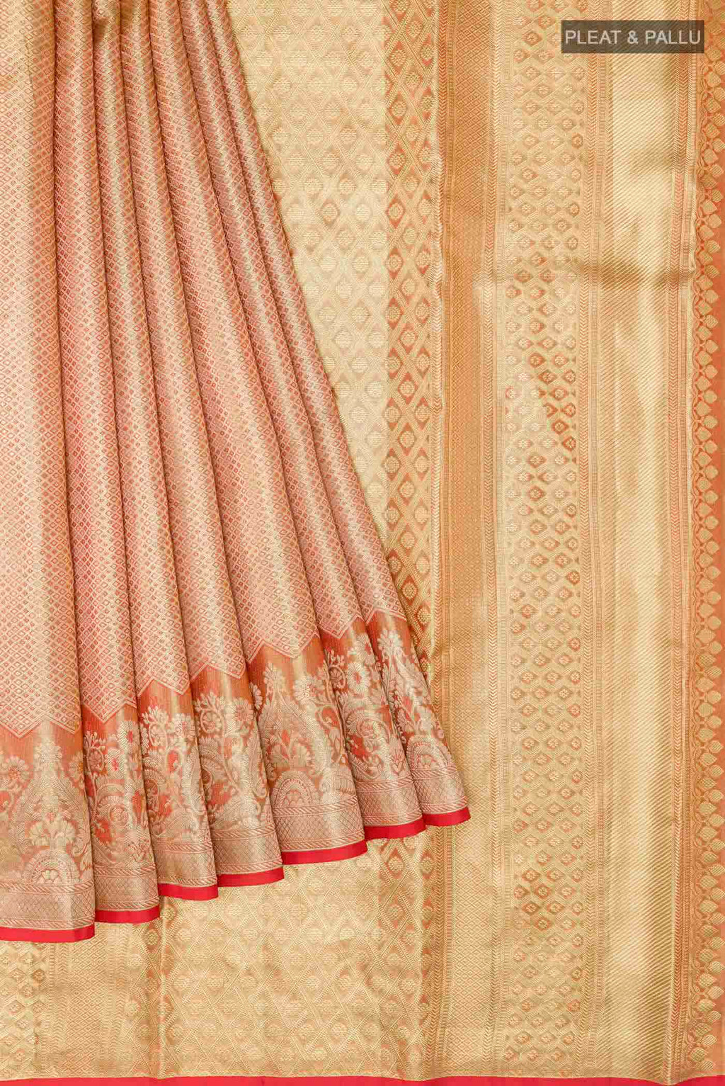 pleats pallu