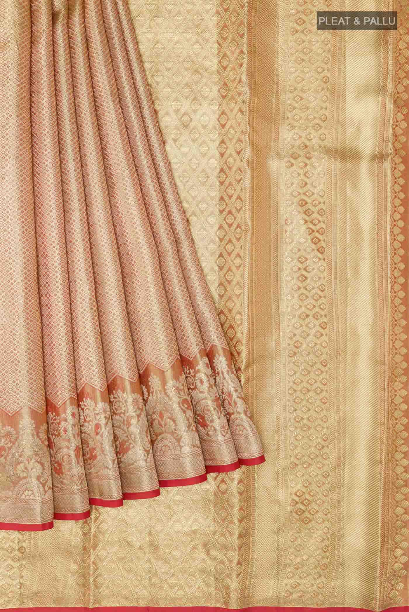 pleats pallu