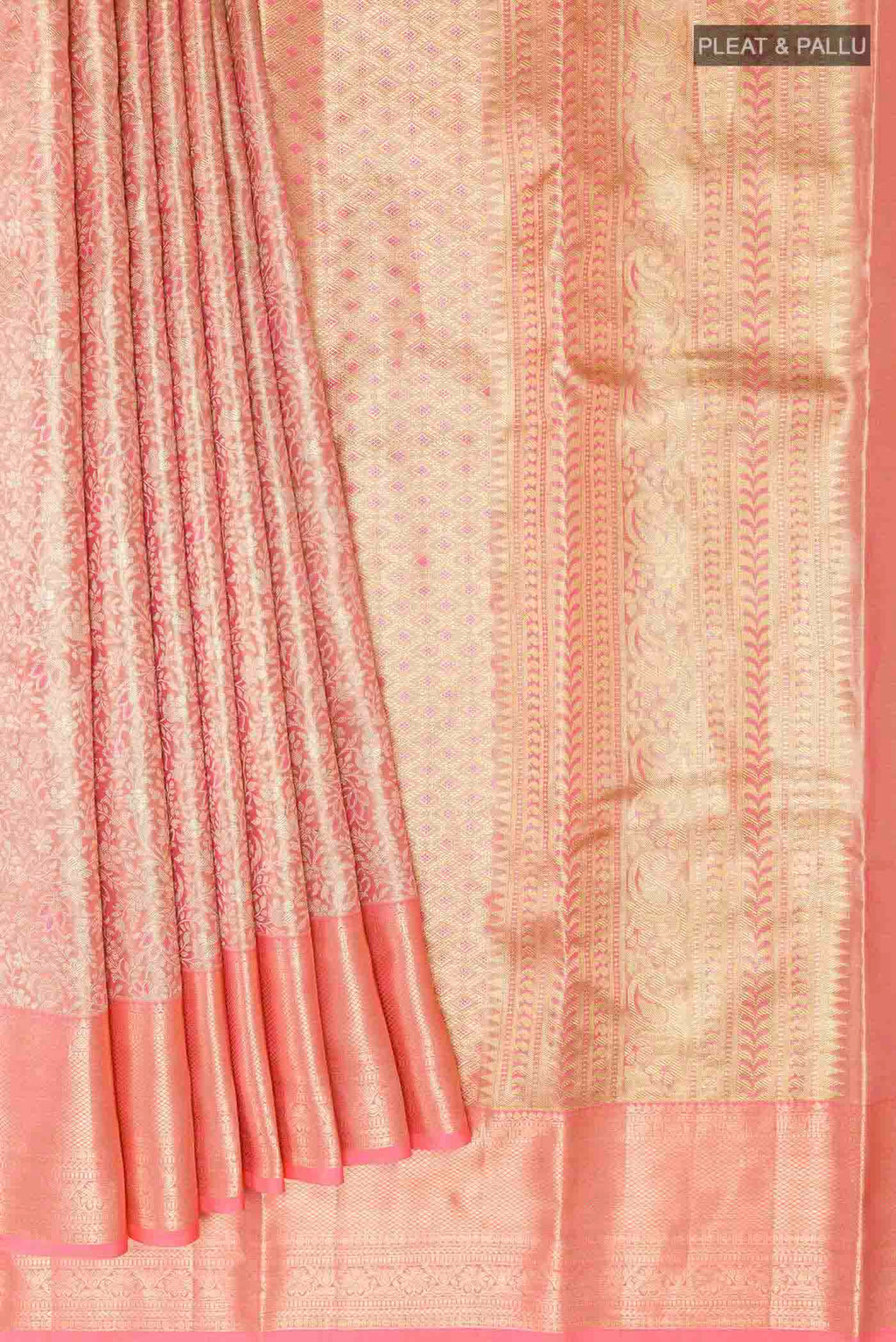 pleats pallu