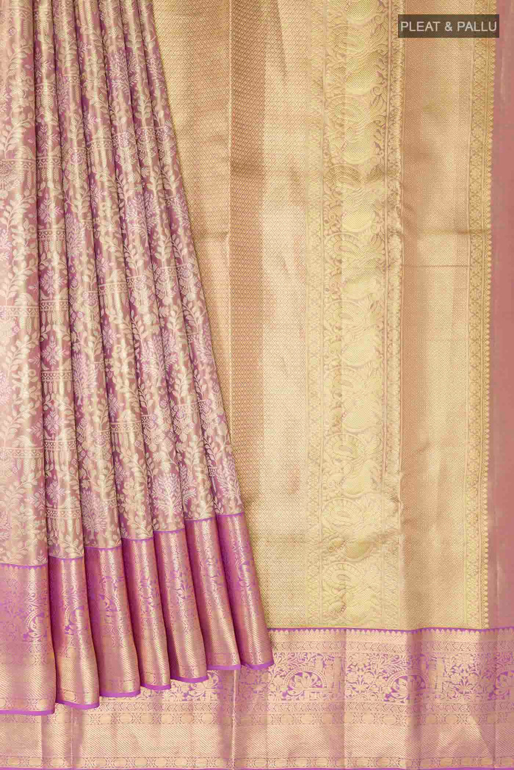 pleats pallu